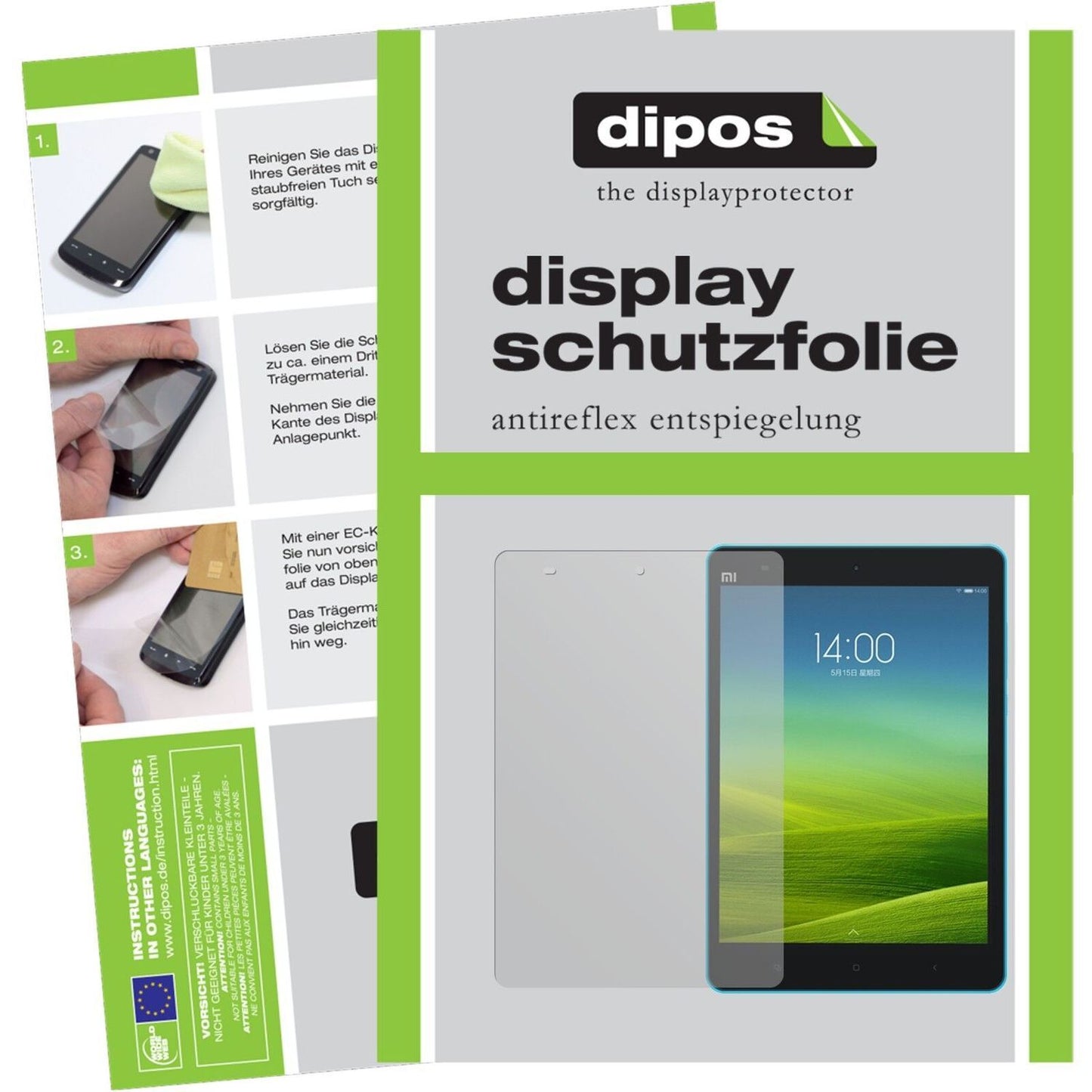 2x Schutzfolie matt für MiPad Xiaomi Display-Schut (1)