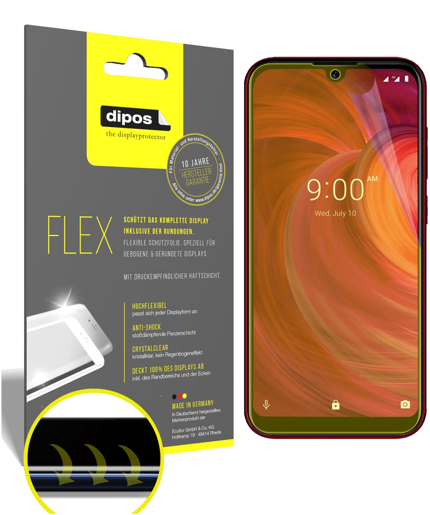 3D Full Cover Displayschutzfolie: Case-freundlicher Schutz mit perfekter Passform für dein Display.