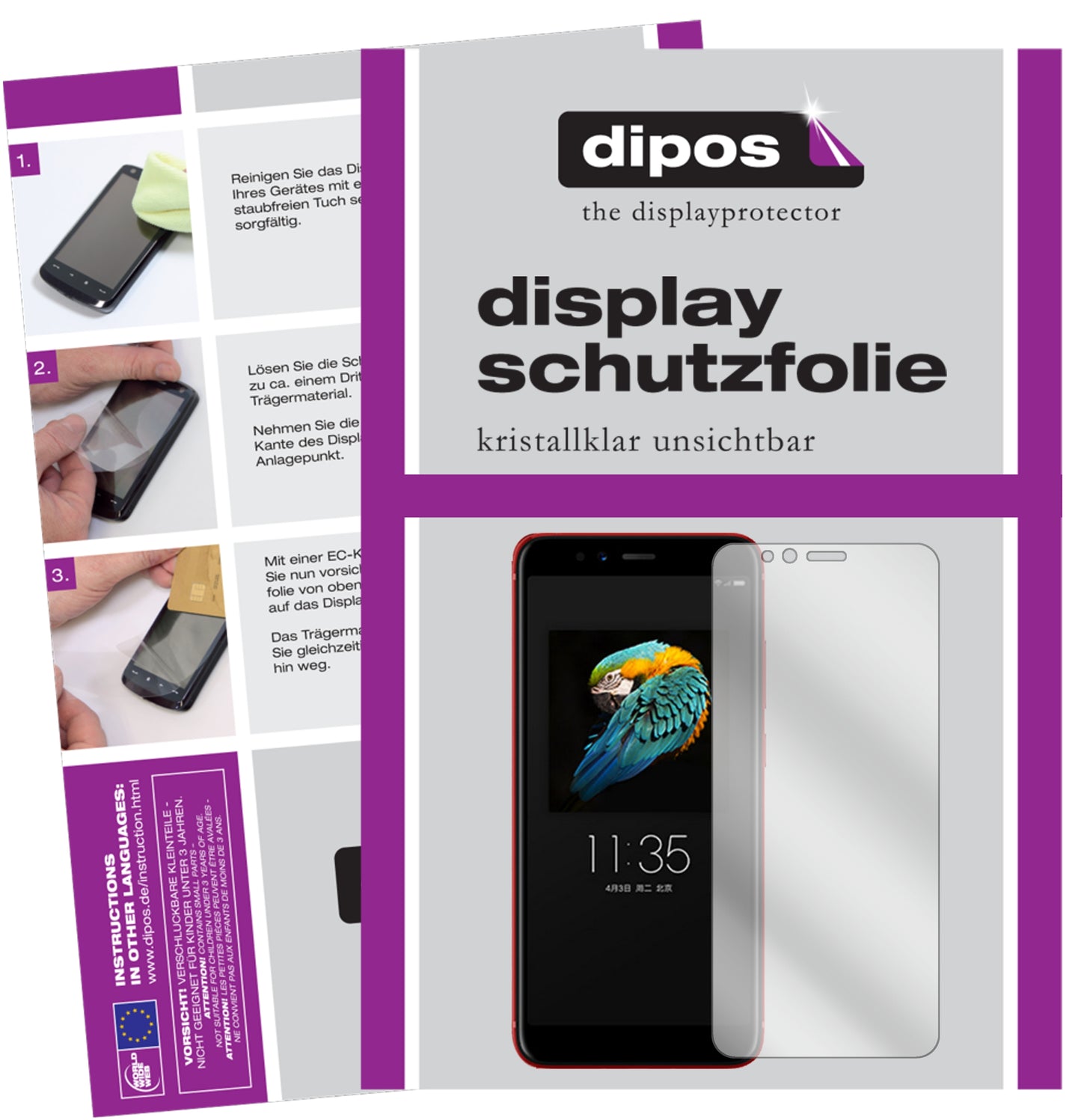 Kristallklare, dünne Schutzfolie: Kratzfest & passgenau für Lenovo-S5 (2018)