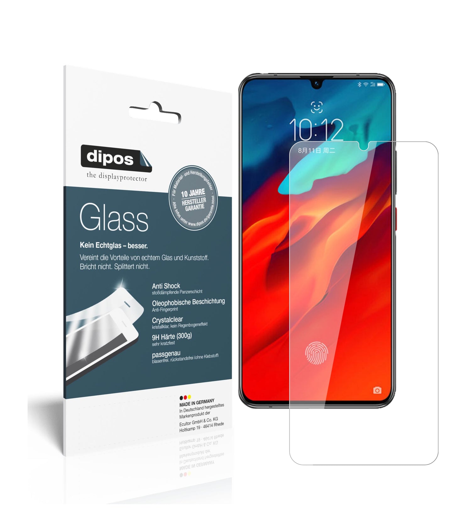 Perfekte Passform und ultimative Qualität: Unser 9H Panzerglas bietet Schutz für Lenovo-Z6 Pro Ferrari Edition