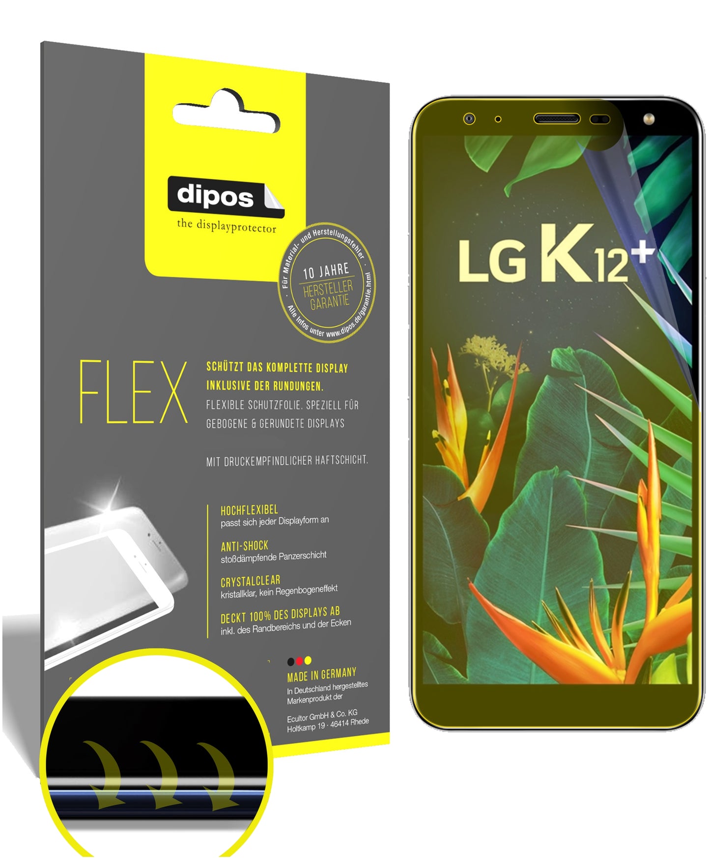 3D Full Cover Displayschutzfolie: Case-freundlicher Schutz mit perfekter Passform für dein Display.