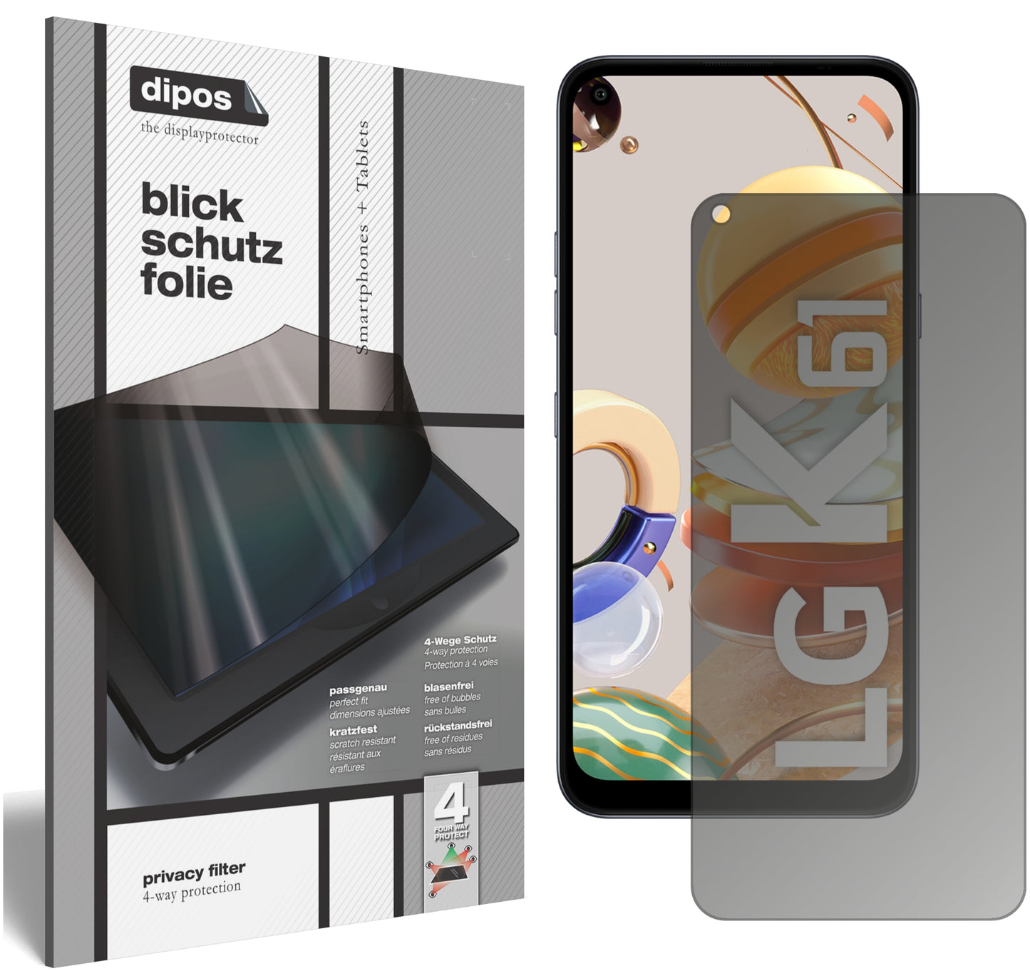 Privacy Filter: 9H Panzerglas mit Blickschutz & einfache Anbringung