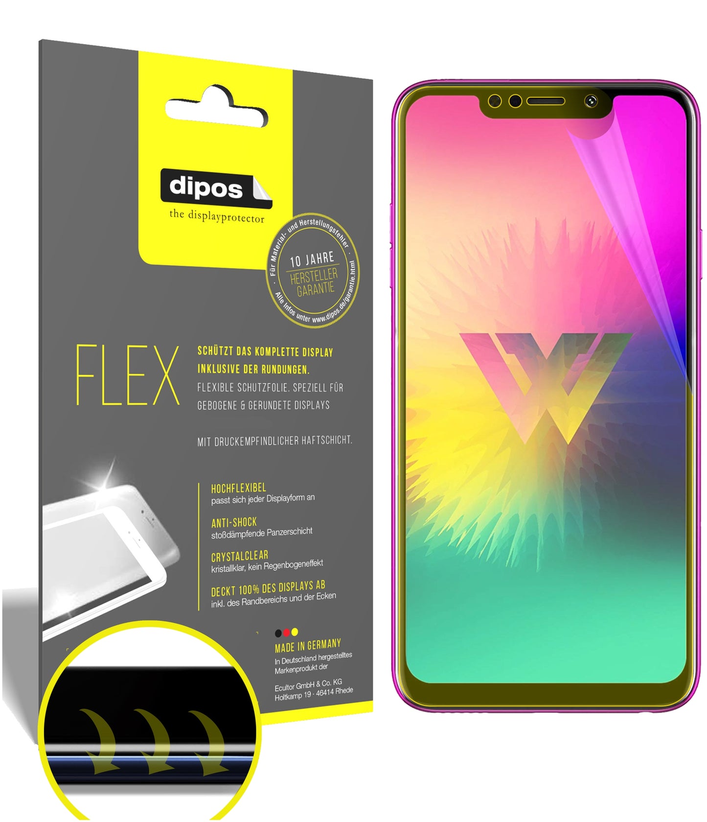 3D Full Cover Displayschutzfolie: Case-freundlicher Schutz mit perfekter Passform für dein Display.