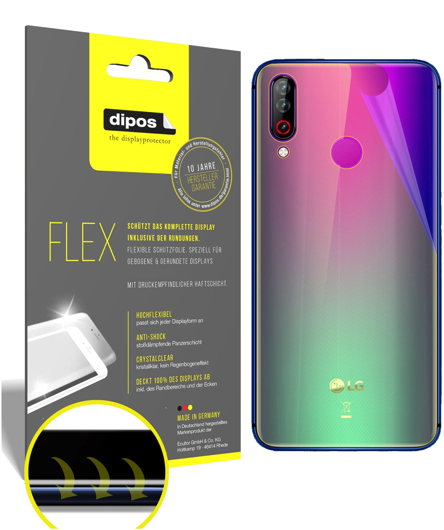 3D Full Cover Displayschutzfolie: Case-freundlicher Schutz mit perfekter Passform für dein Display.