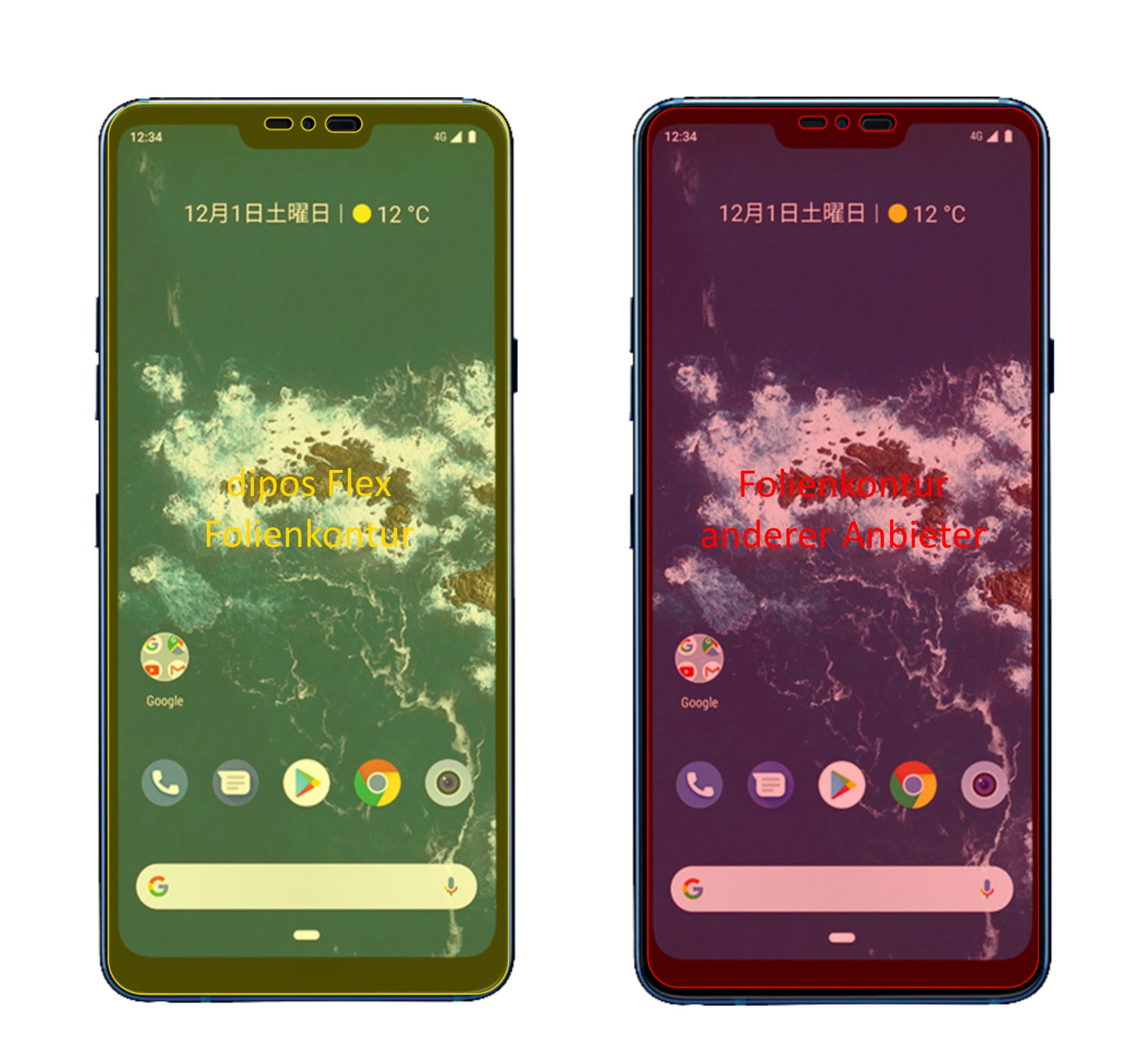 3D Full Cover Displayschutzfolie: Case-freundlicher Schutz mit perfekter Passform für dein Display.