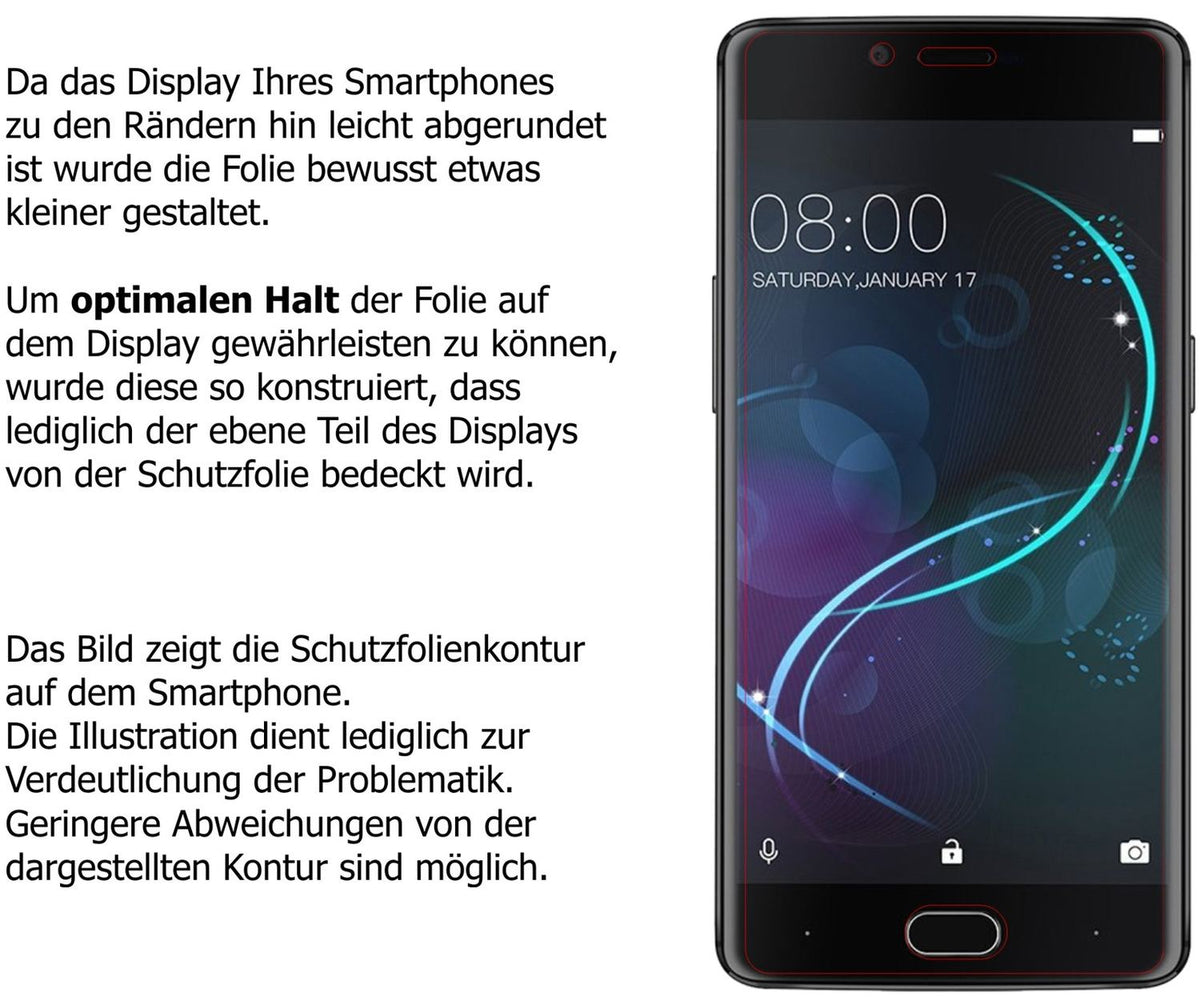 Schutzfolie mit optimaler Passform, zur Verwendung mit Hüllen geeignet