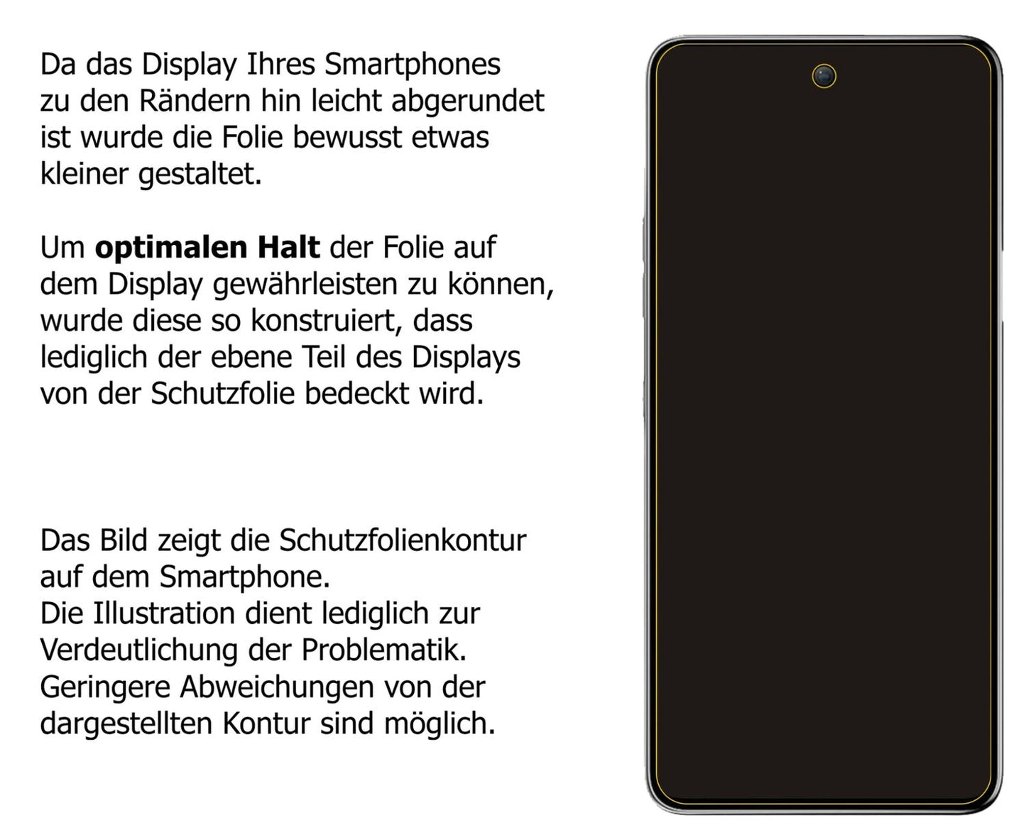 Dünne und klare Folie passend zugeschnitten für LG K92 5G