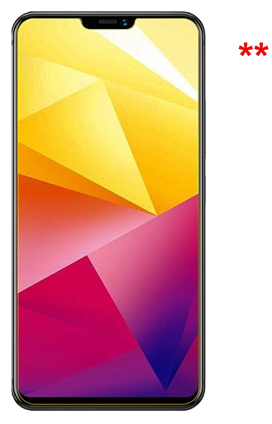 Dünne und klare Folie passend zugeschnitten für Vivo X21i
