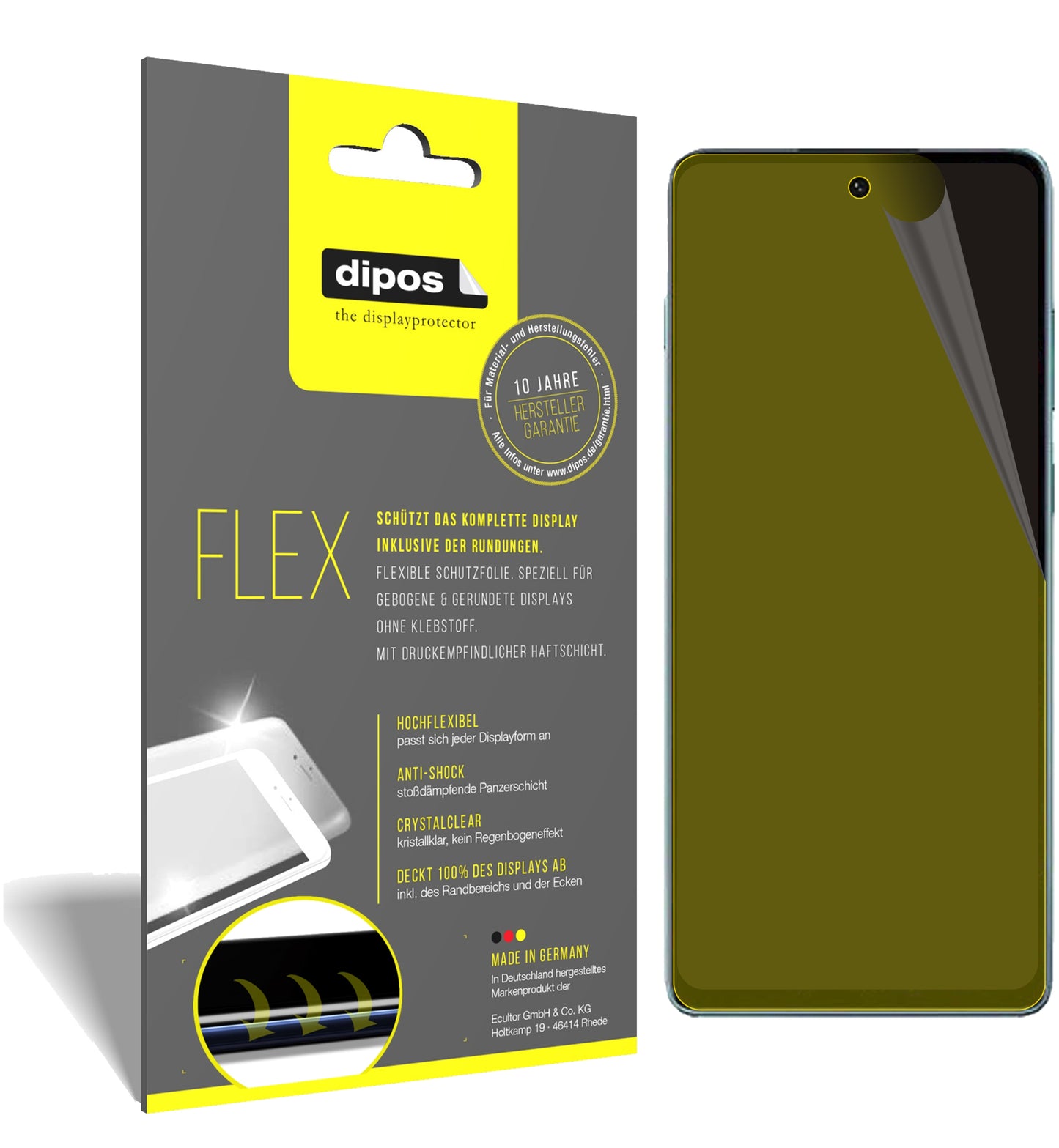 3D Full Cover Displayschutzfolie: Case-freundlicher Schutz mit perfekter Passform für dein Display.