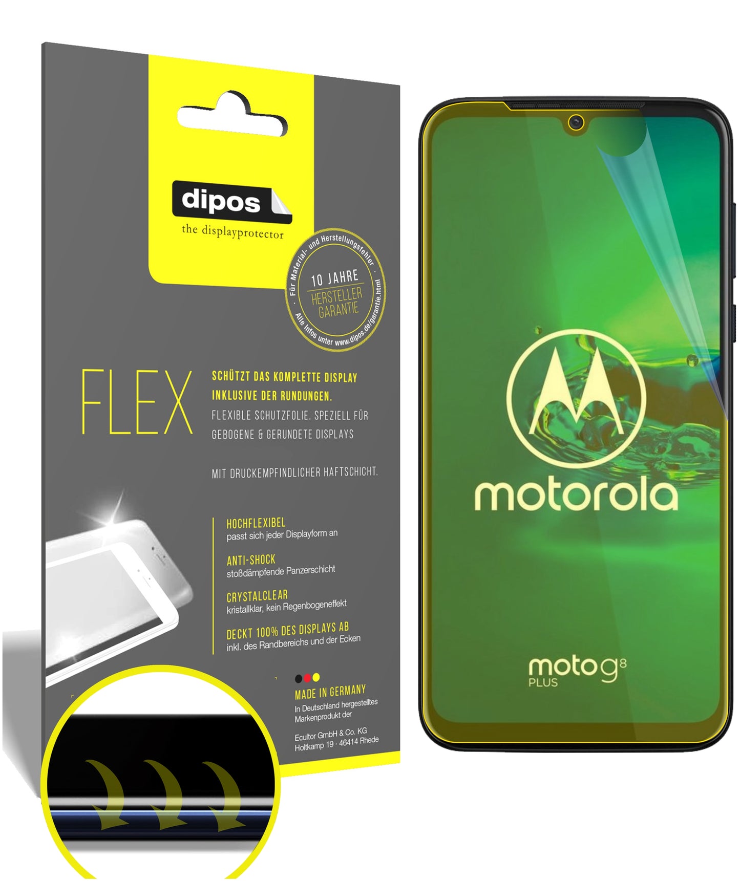 3D Full Cover Displayschutzfolie: Case-freundlicher Schutz mit perfekter Passform für dein Display.