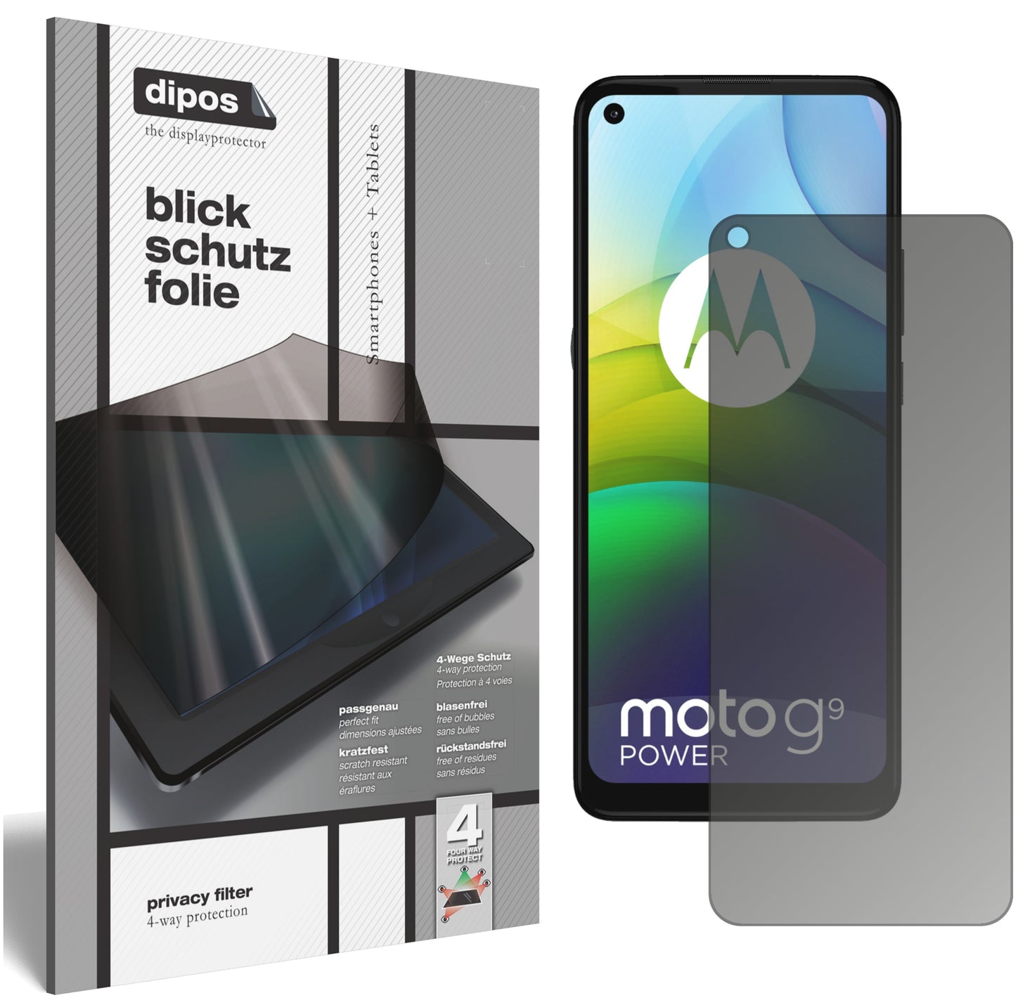 Privacy Filter: 9H Panzerglas mit Blickschutz & einfache Anbringung