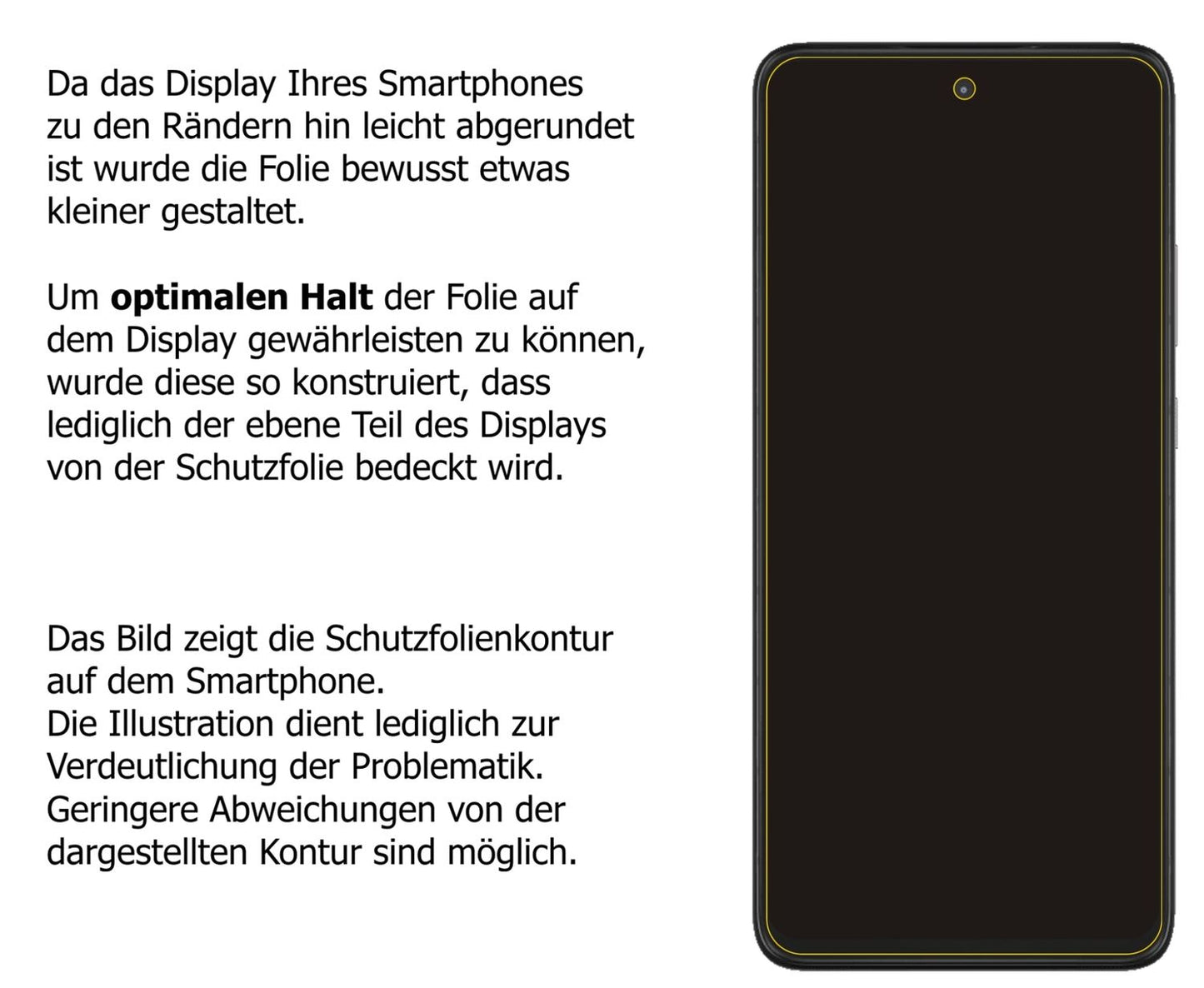 Dünne und klare Folie passend zugeschnitten für Motorola One 5G UW Ace