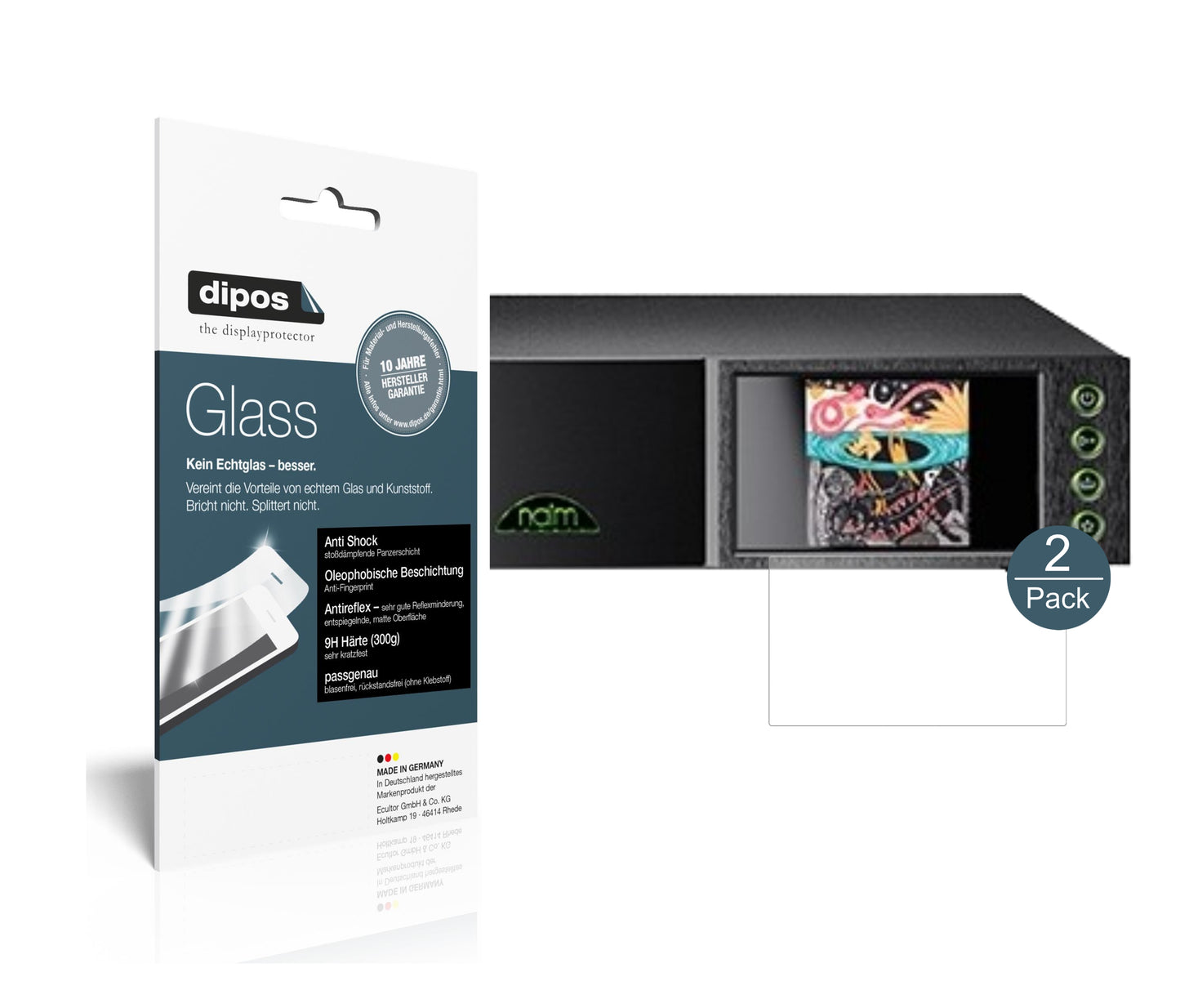 Mattes Panzerglas: Schutz vor Brüchen, Fingerabdrücken und Bildschirmblendung für