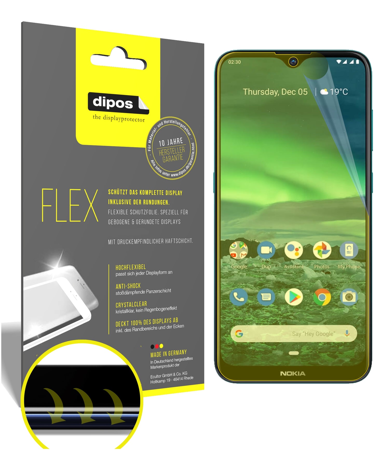 3D Full Cover Displayschutzfolie: Case-freundlicher Schutz mit perfekter Passform für dein Display.