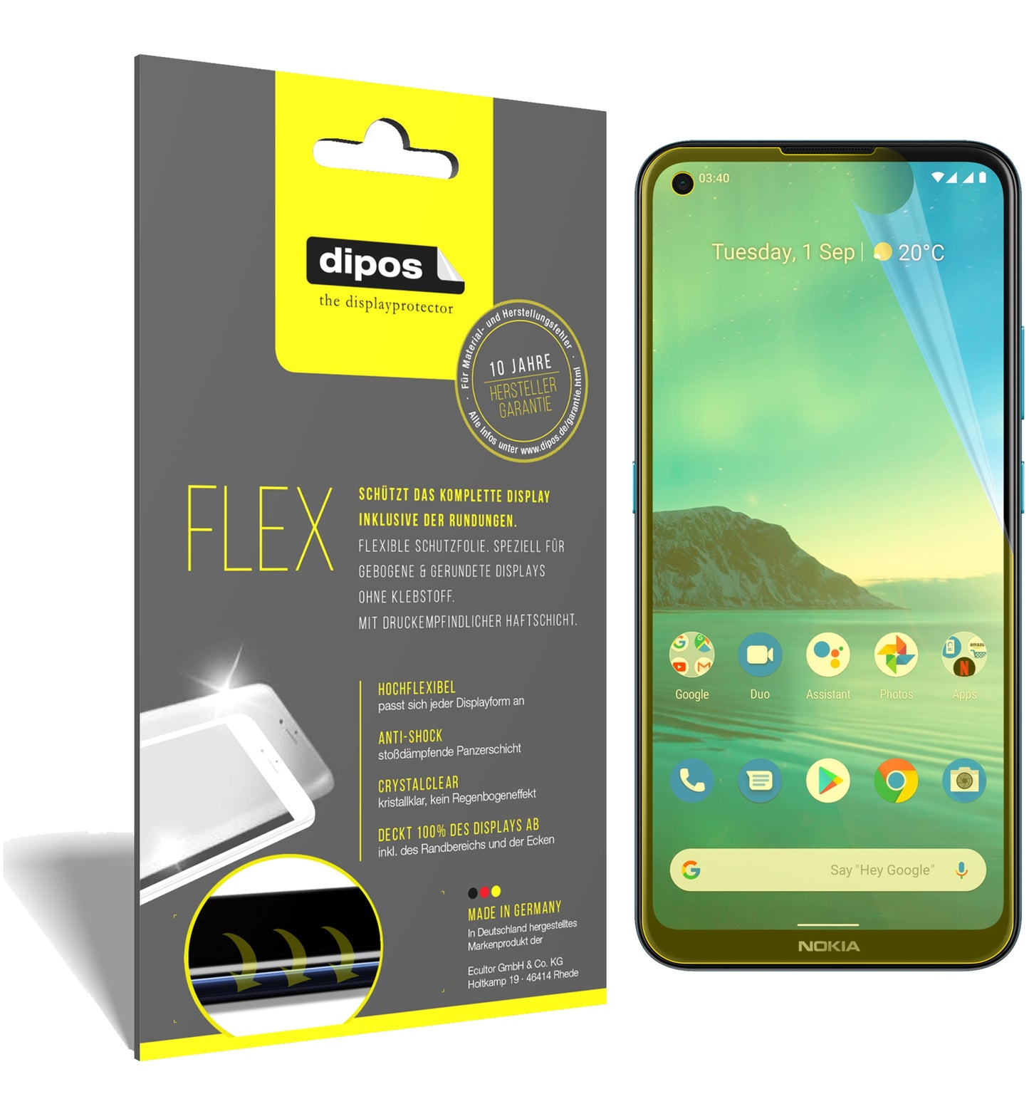 3D Full Cover Displayschutzfolie: Case-freundlicher Schutz mit perfekter Passform für dein Display.
