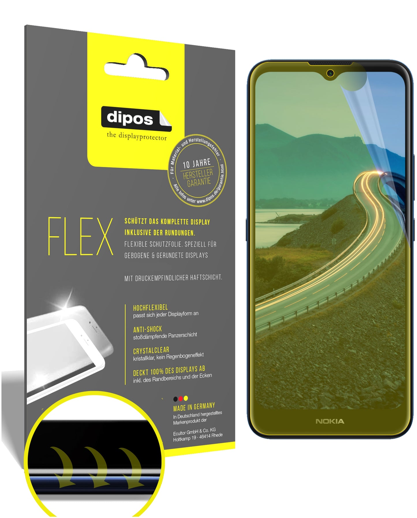 3D Full Cover Displayschutzfolie: Case-freundlicher Schutz mit perfekter Passform für dein Display.