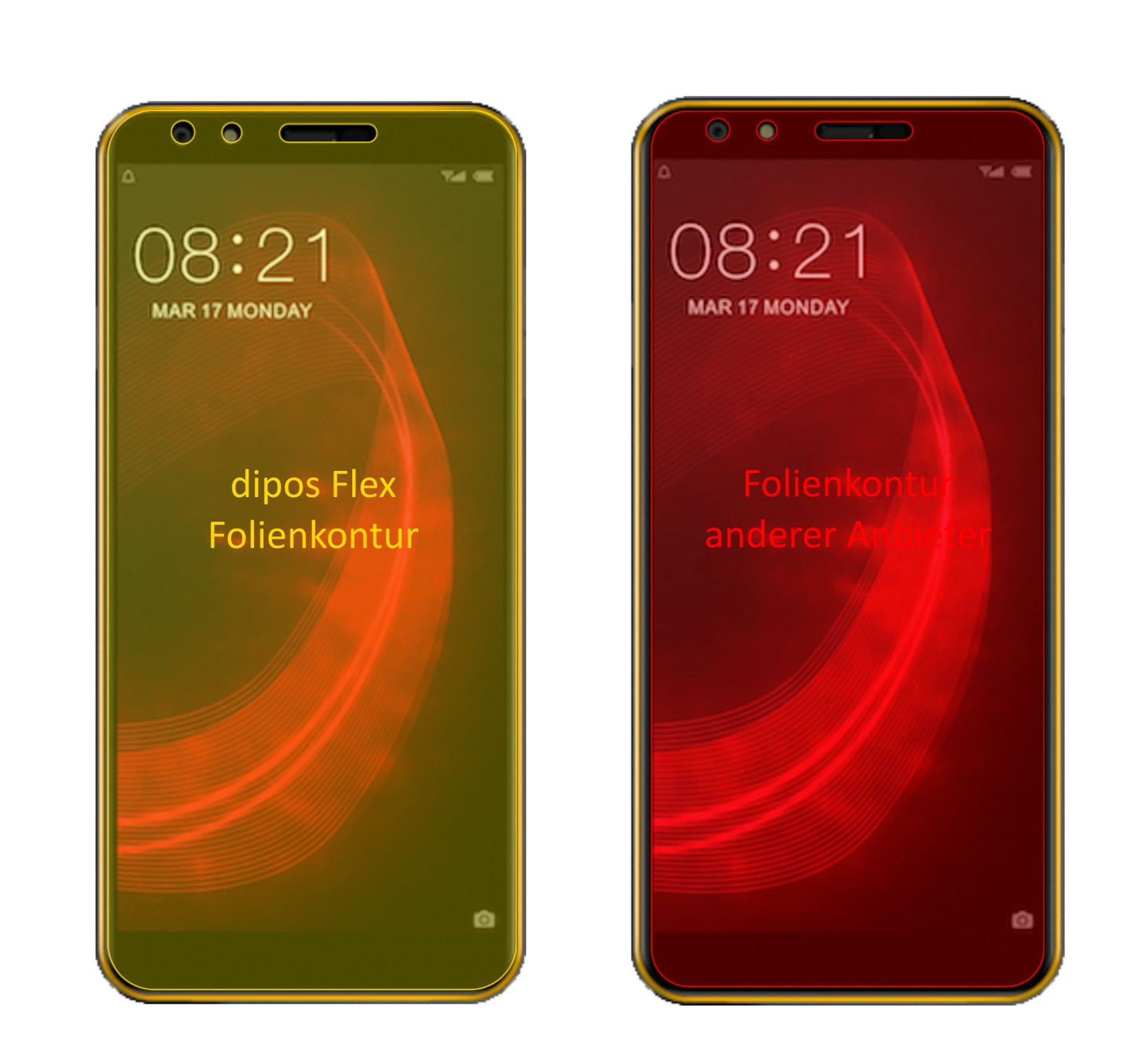 3D Full Cover Displayschutzfolie: Case-freundlicher Schutz mit perfekter Passform für dein Display.