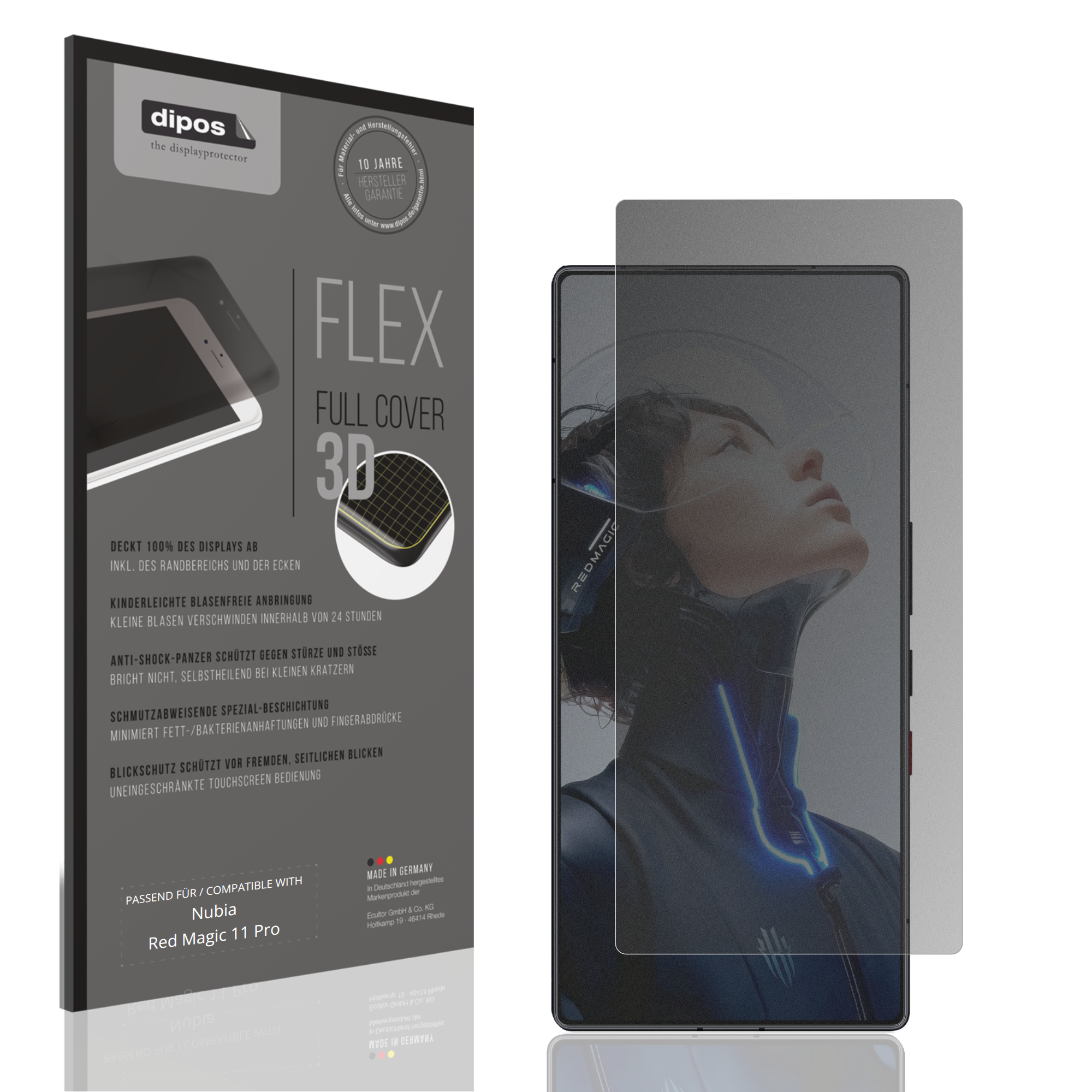HGJFTANY 9H Displaybeschermfolie van gehard glas voor ZTE nubia HGJFTANY 9H Displaybeschermfolie van gehard glas voor ZTE nubia