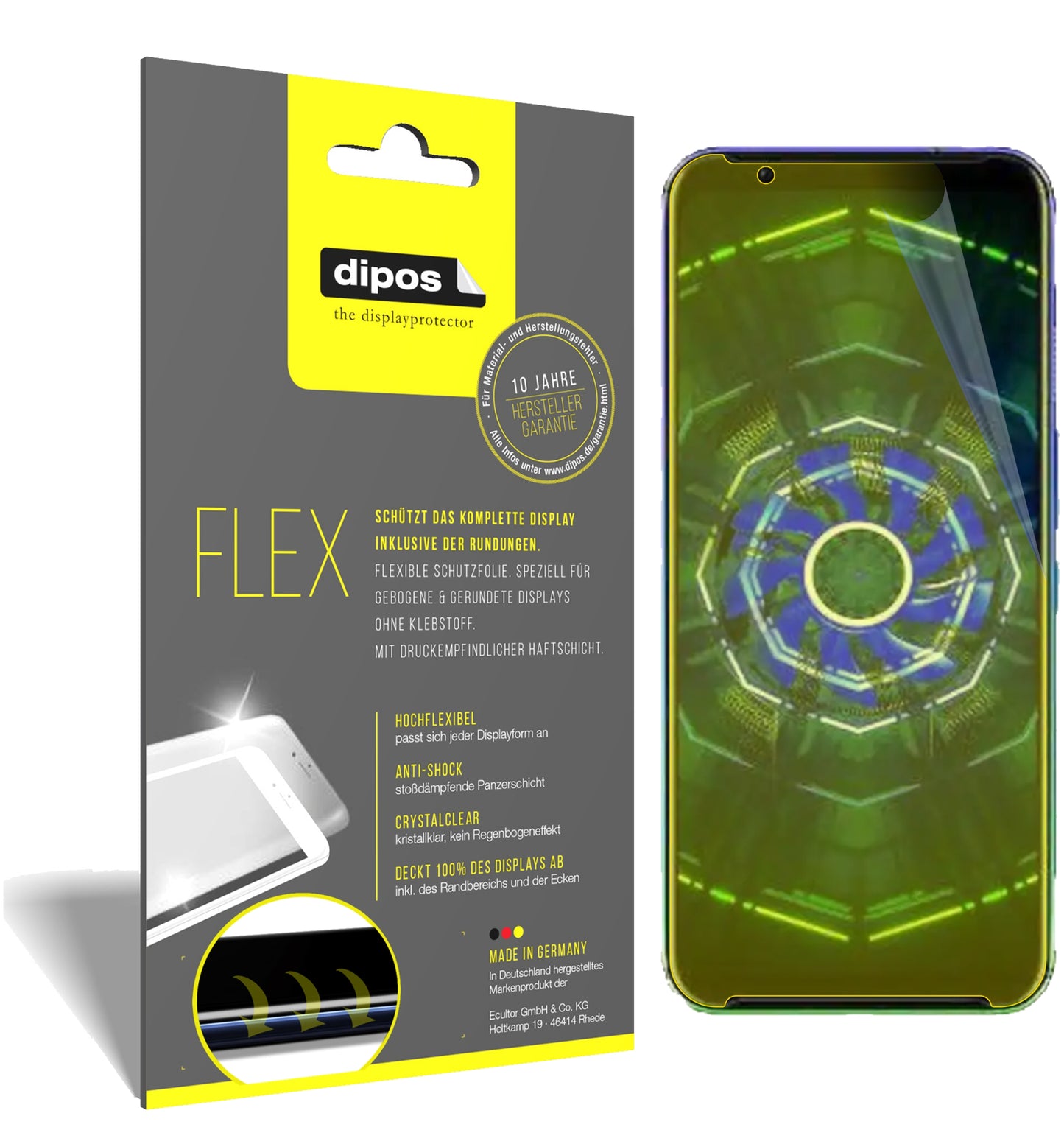 3D Full Cover Displayschutzfolie: Case-freundlicher Schutz mit perfekter Passform für dein Display.