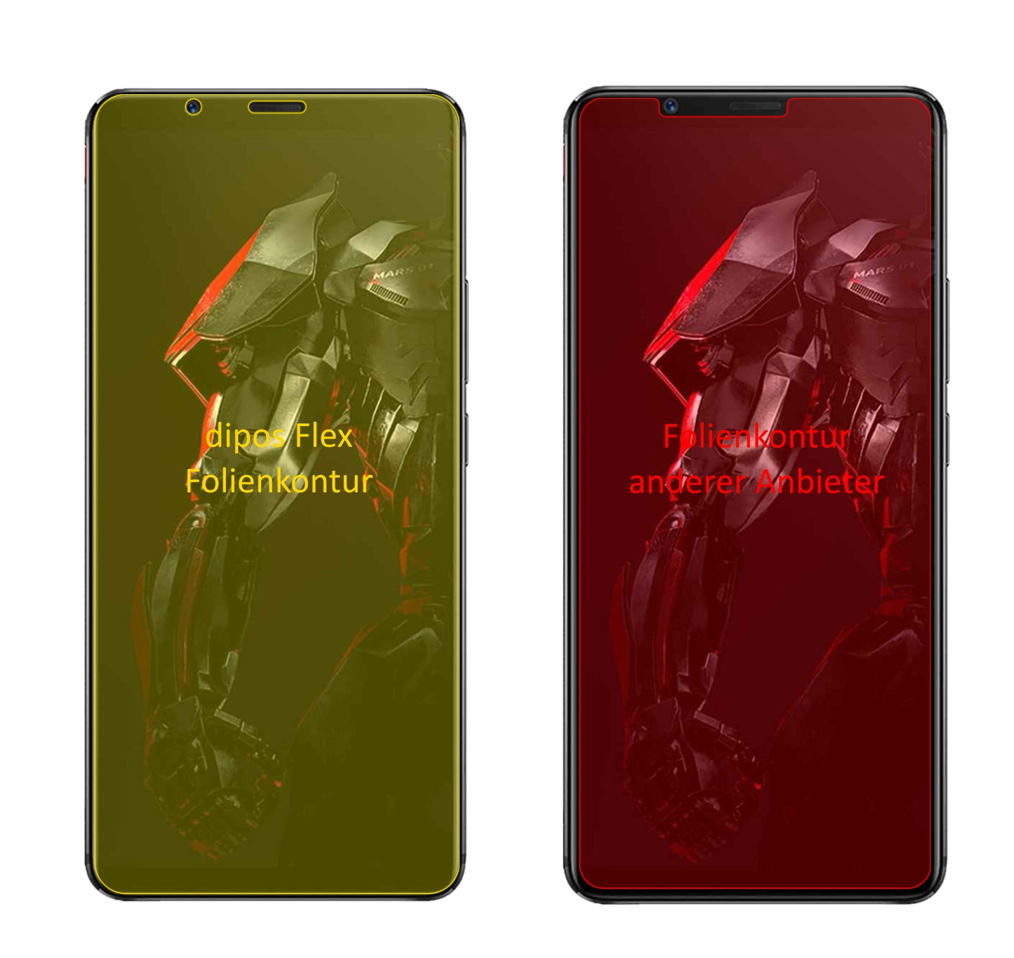 3D Full Cover Displayschutzfolie: Case-freundlicher Schutz mit perfekter Passform für dein Display.