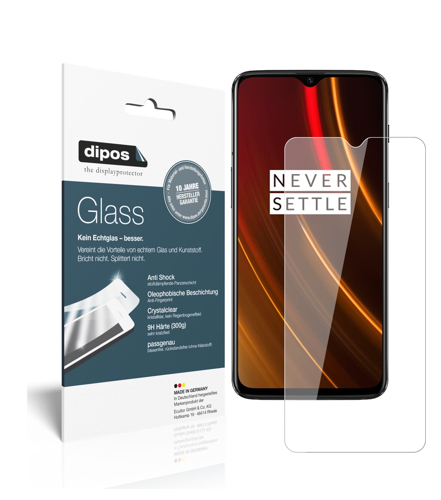 Perfekte Passform und ultimative Qualität: Unser 9H Panzerglas bietet Schutz für OnePlus-6T McLaren Edition
