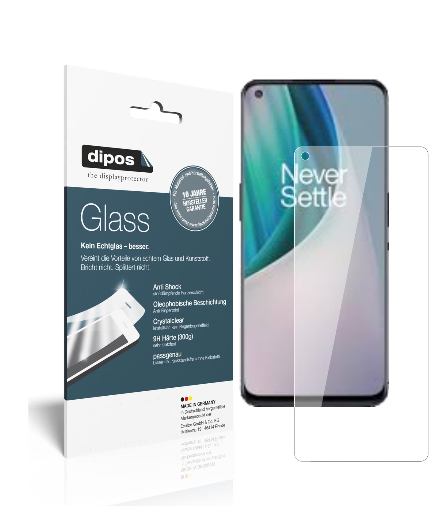Perfekte Passform und ultimative Qualität: Unser 9H Panzerglas bietet Schutz für OnePlus-Nord N10 5G