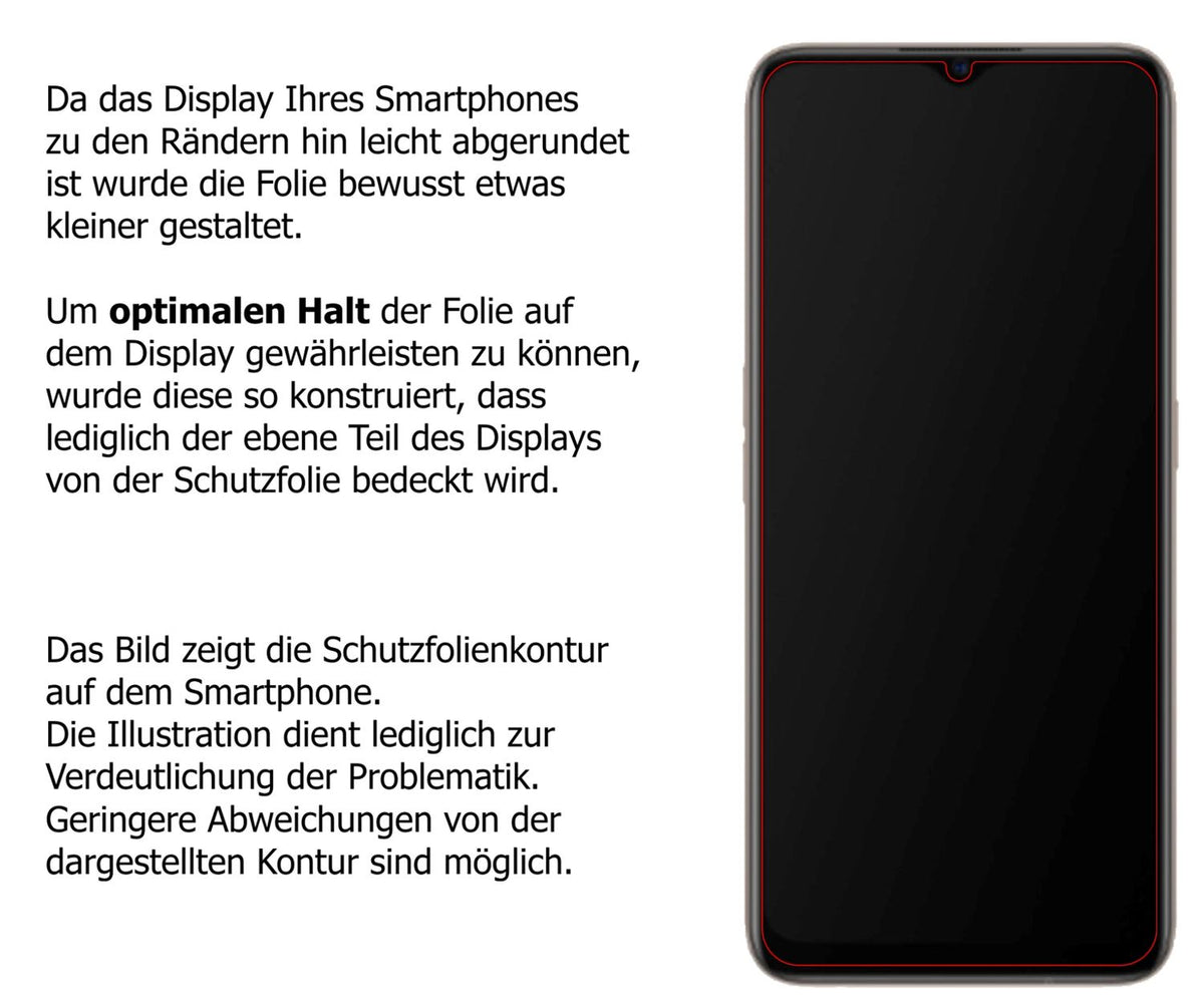 2x Schutzfolie matt für Oppo A9 (2020) Display-Schutzfolie