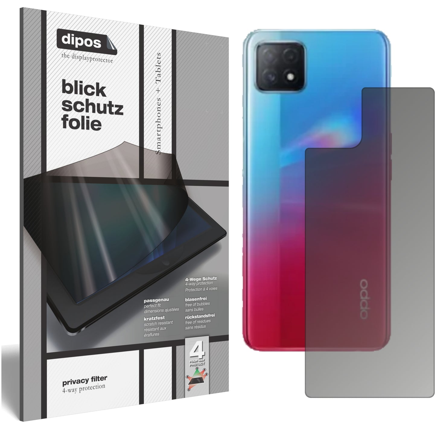 Privacy Filter: 9H Panzerglas mit Blickschutz & einfache Anbringung