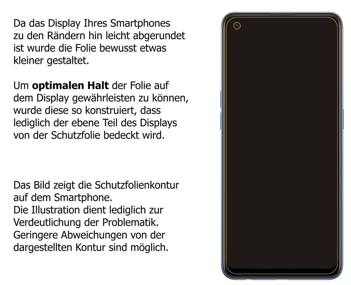 2x Schutzfolie klar für Oppo A74 Display-Schutzfolie