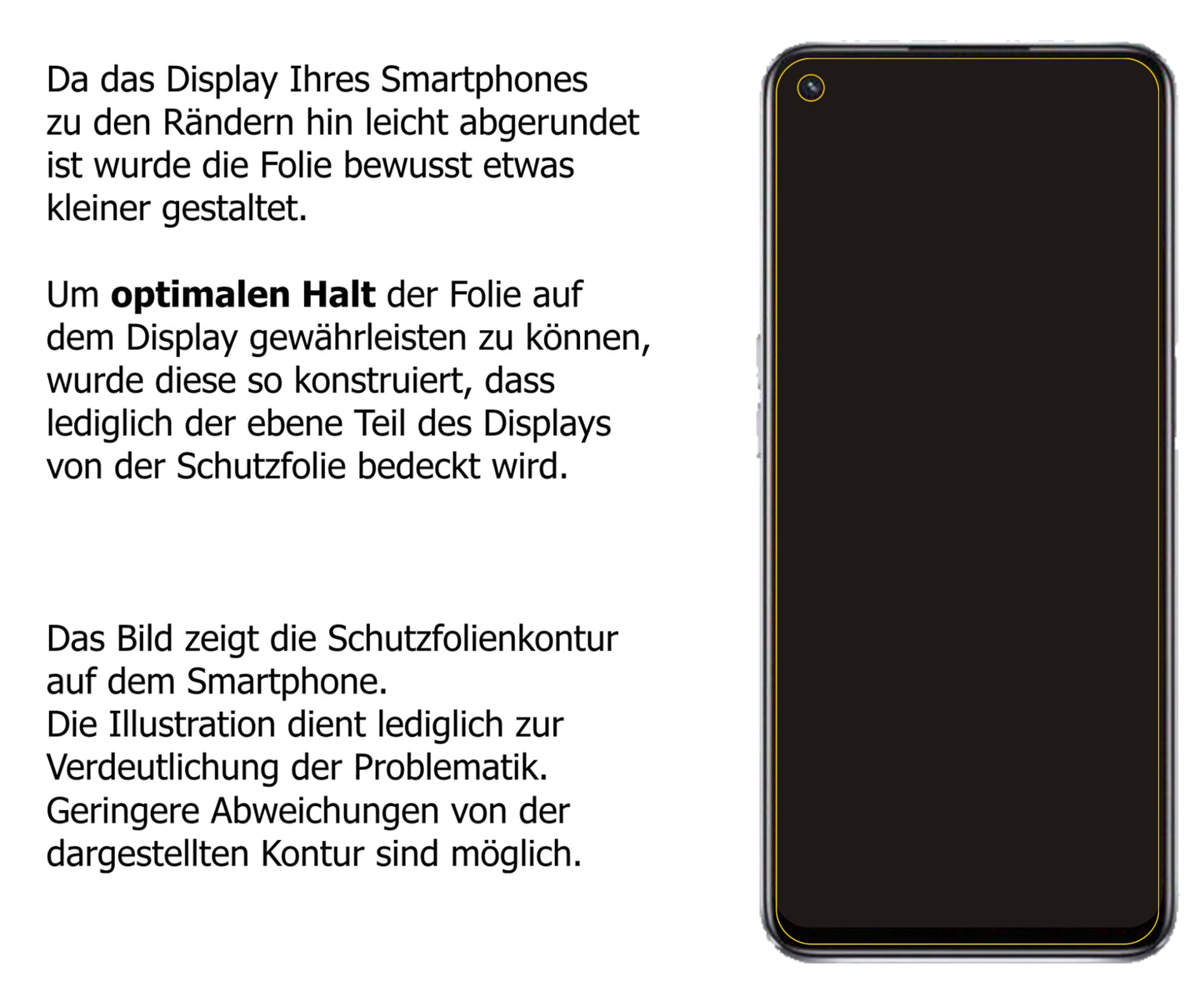 Privatsphäre-Schutz durch Sichtschutz-Folie passend zugeschnitten für Oppo A74 5G