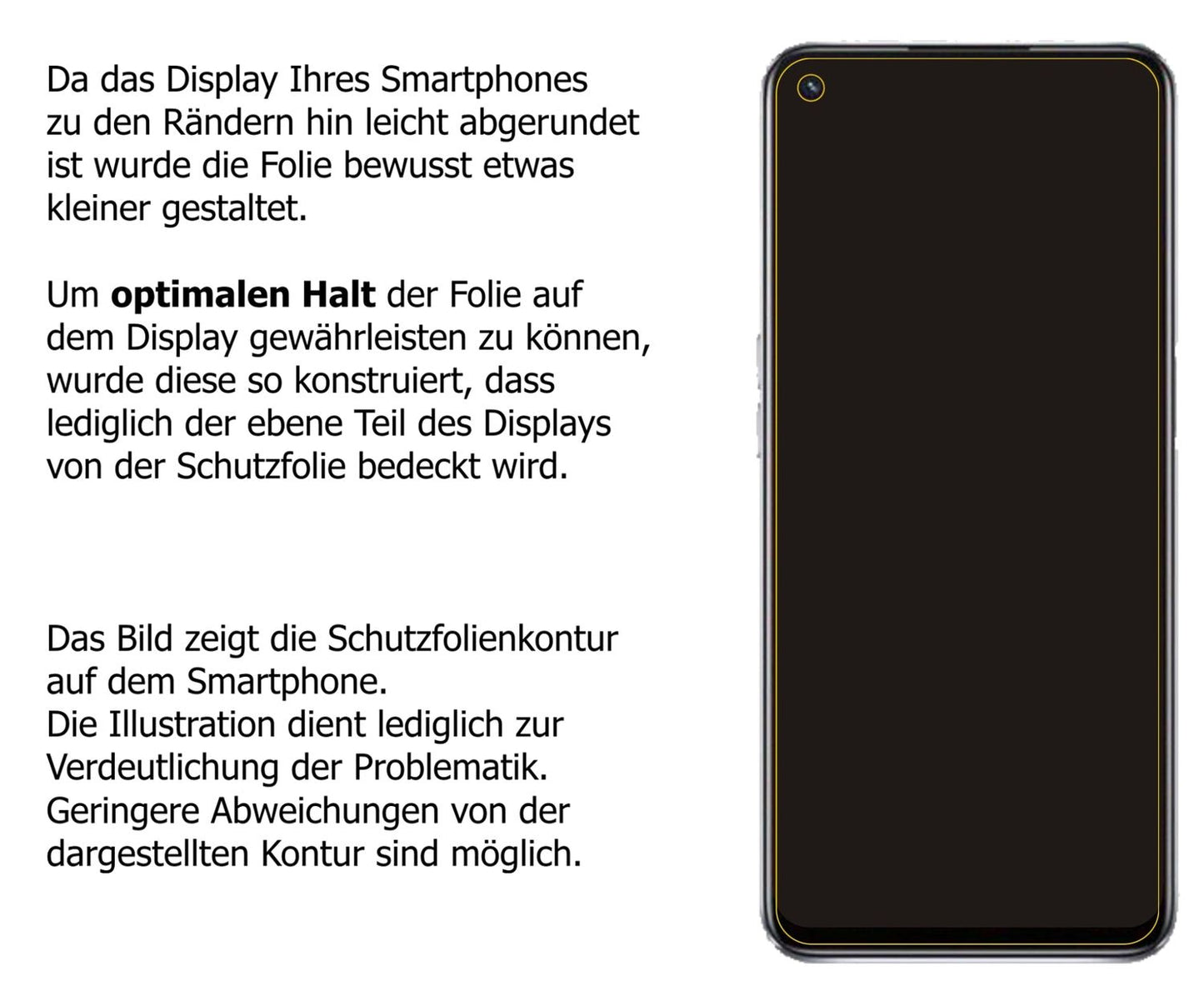 Privatsphäre-Schutz durch Sichtschutz-Folie passend zugeschnitten für Oppo A74 5G