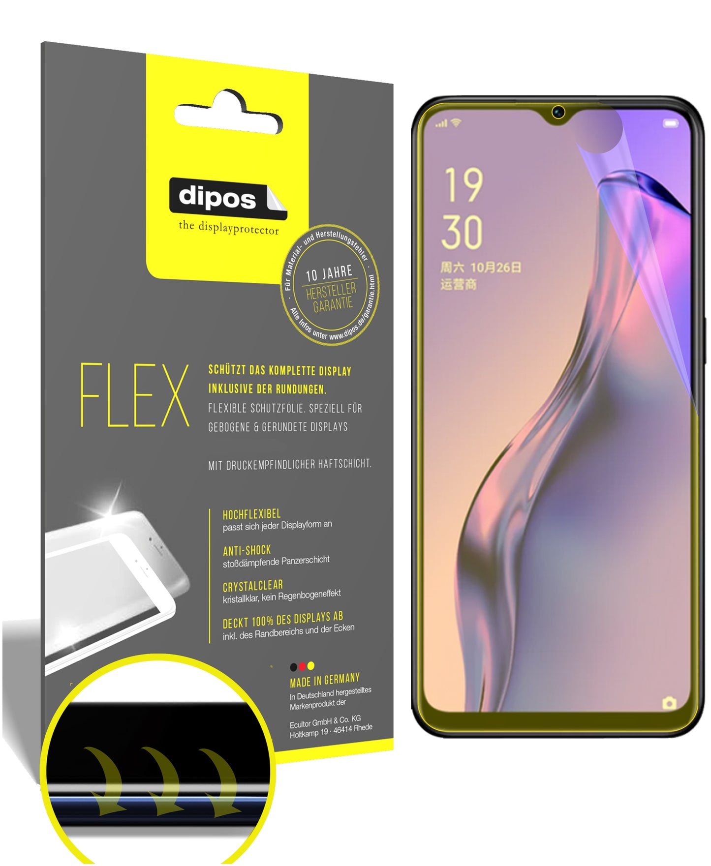 3D Full Cover Displayschutzfolie: Case-freundlicher Schutz mit perfekter Passform für dein Display.