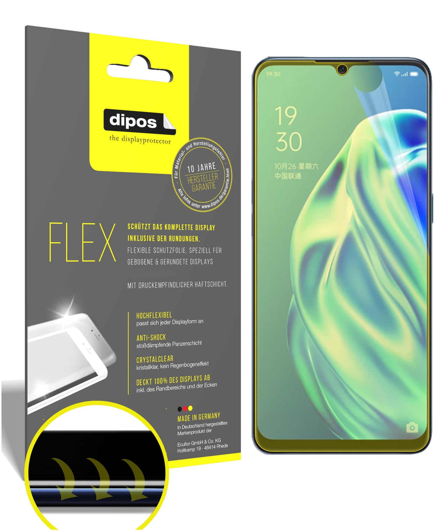 3D Full Cover Displayschutzfolie: Case-freundlicher Schutz mit perfekter Passform für dein Display.