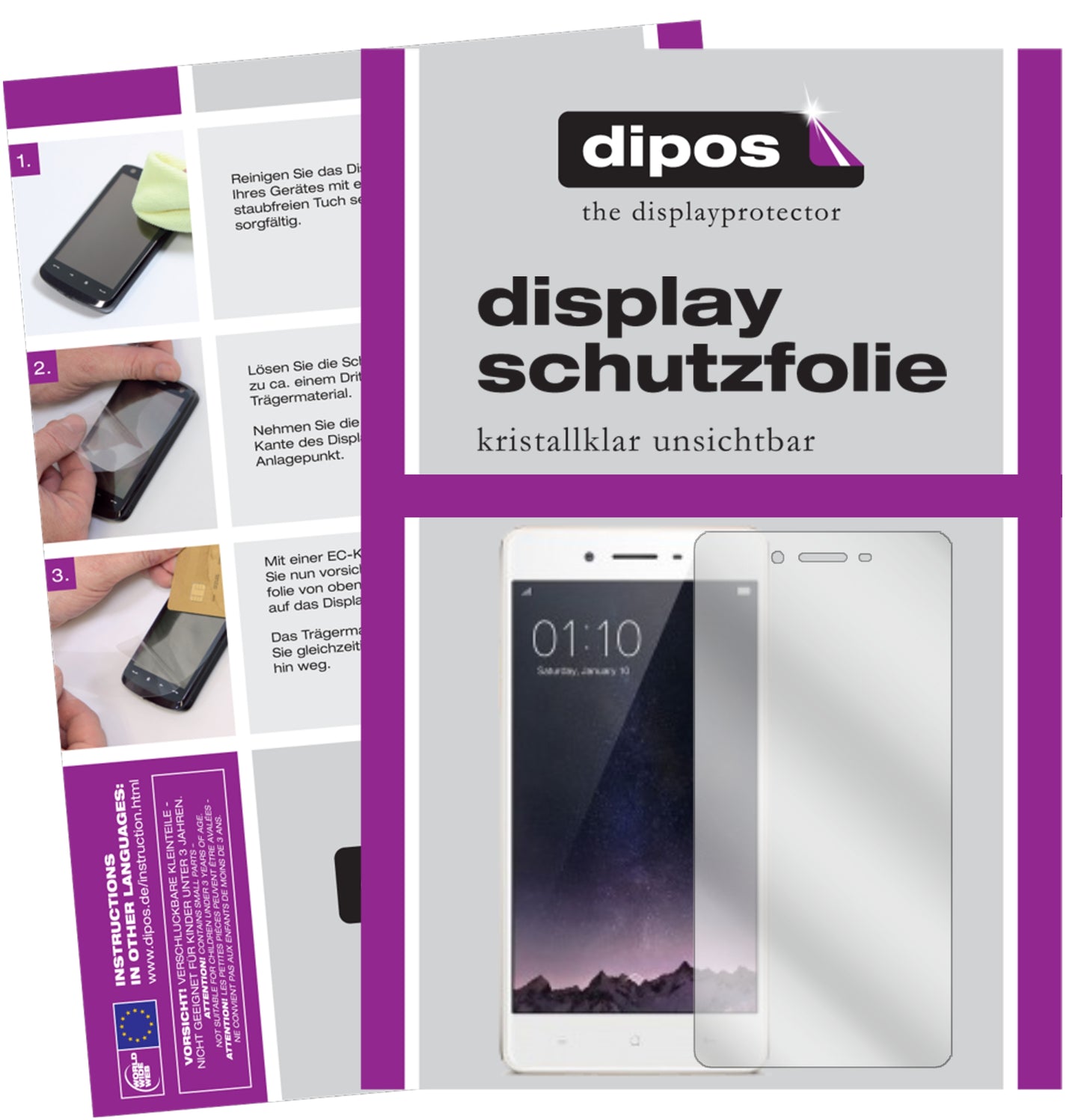 Perfekte Passform und ultimative Qualität: Unser 9H Panzerglas bietet Schutz für Oppo-F1