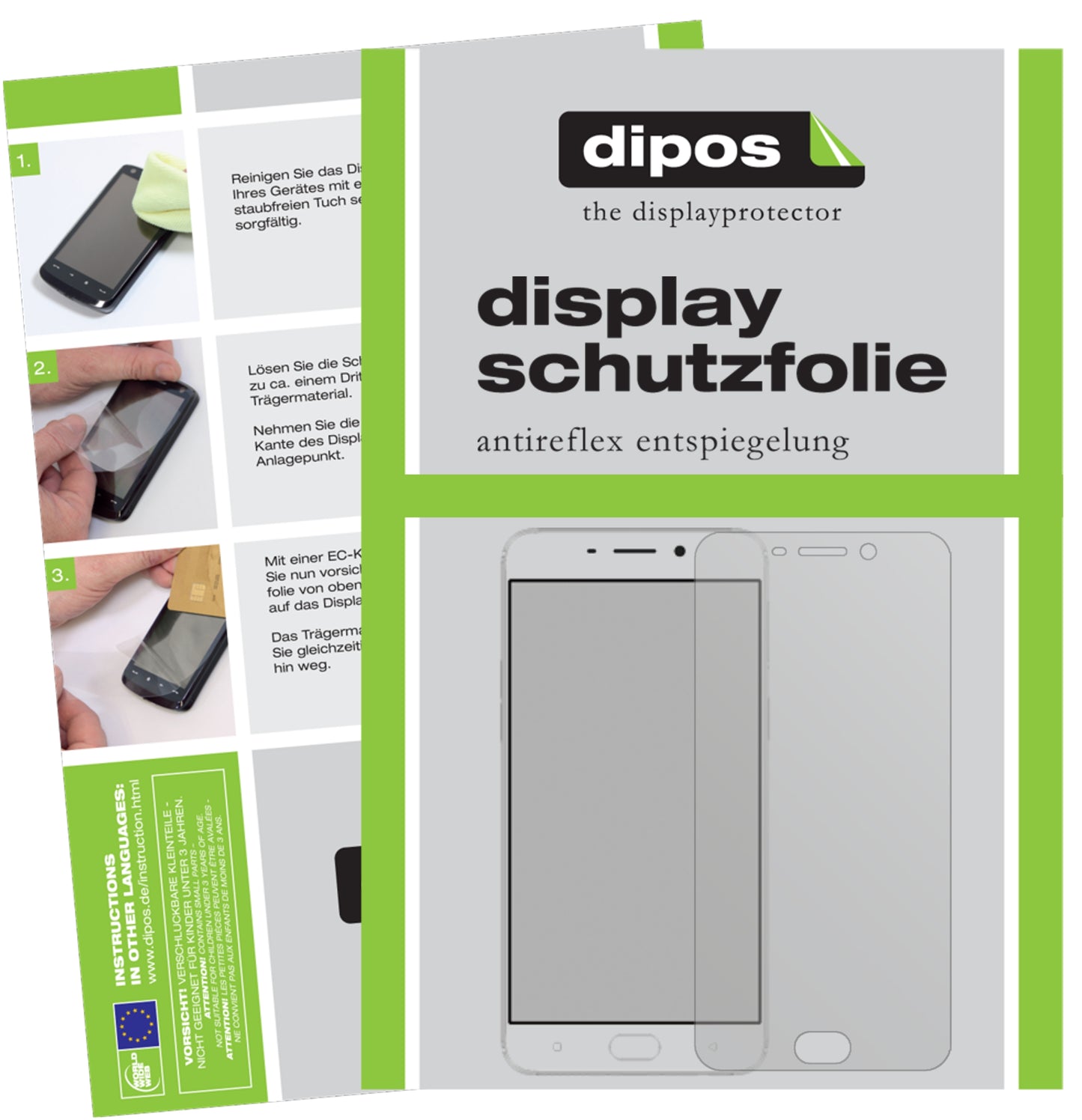 Mattes Panzerglas: Schutz vor Brüchen, Fingerabdrücken und Bildschirmblendung für Oppo-F1 Plus