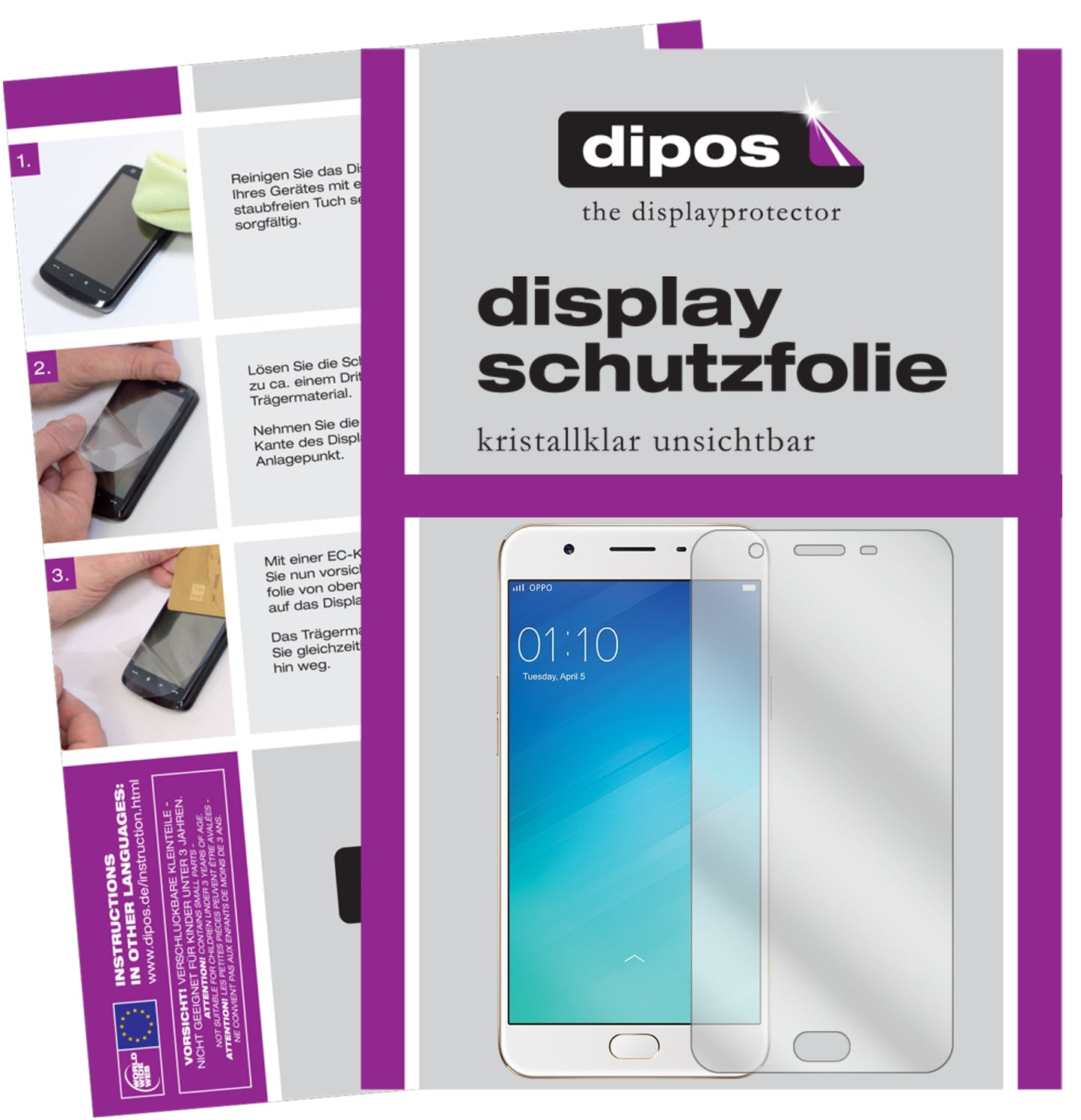 Perfekte Passform und ultimative Qualität: Unser 9H Panzerglas bietet Schutz für Oppo-F1S