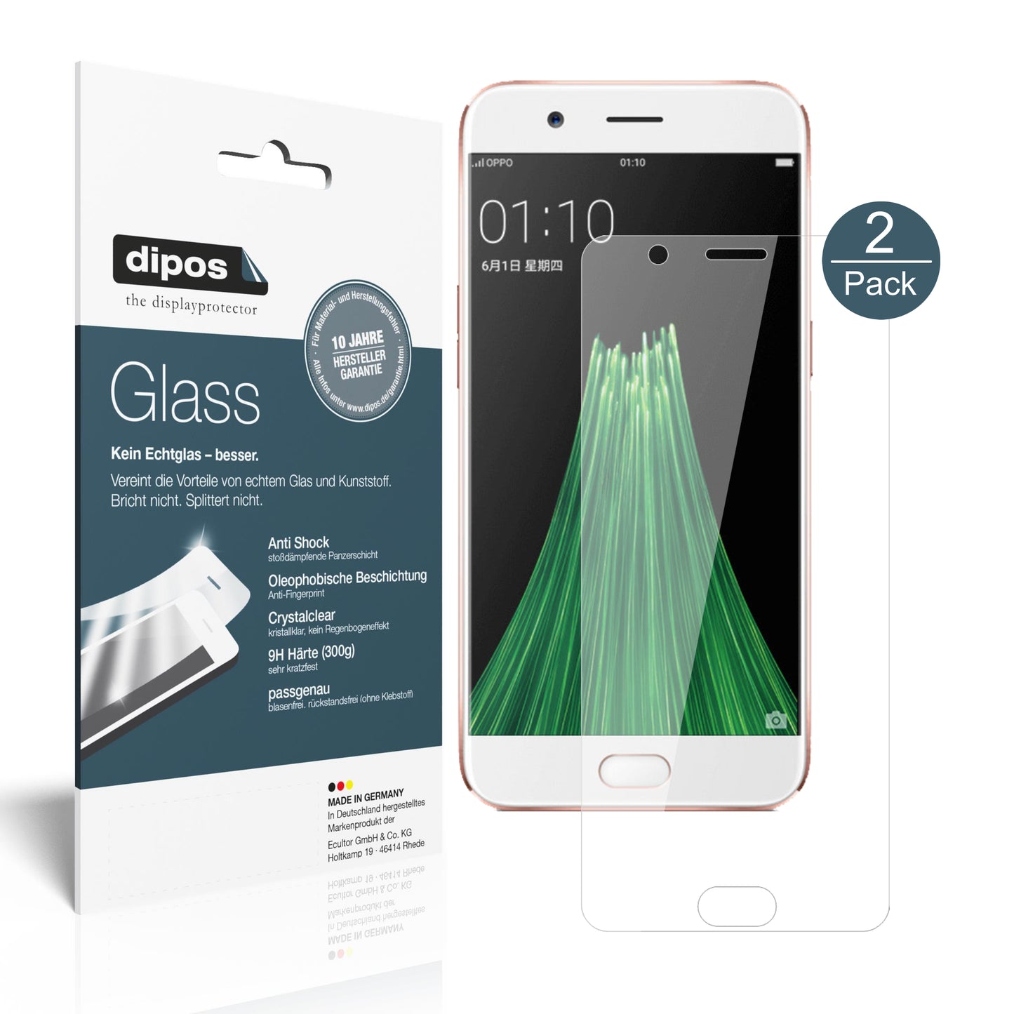 Perfekte Passform und ultimative Qualität: Unser 9H Panzerglas bietet Schutz für Oppo-R11 Plus