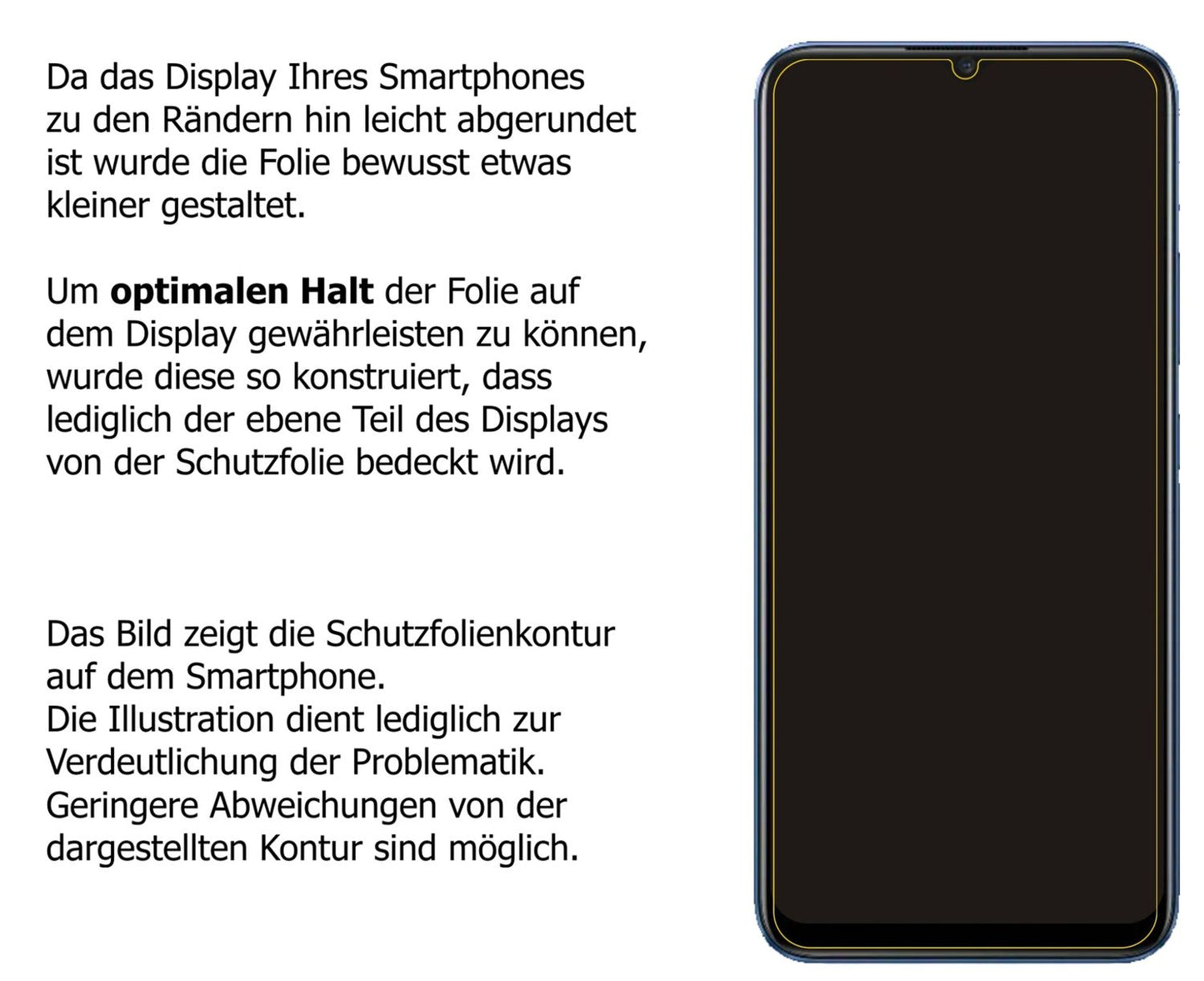 Privatsphäre-Schutz durch Sichtschutz-Folie passend zugeschnitten für Oppo Realme C12