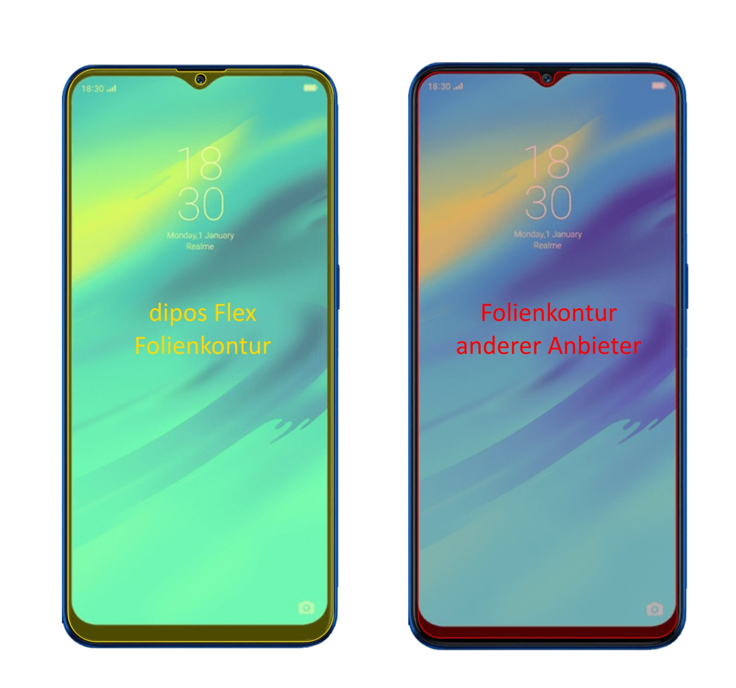3D Full Cover Displayschutzfolie: Case-freundlicher Schutz mit perfekter Passform für dein Display.