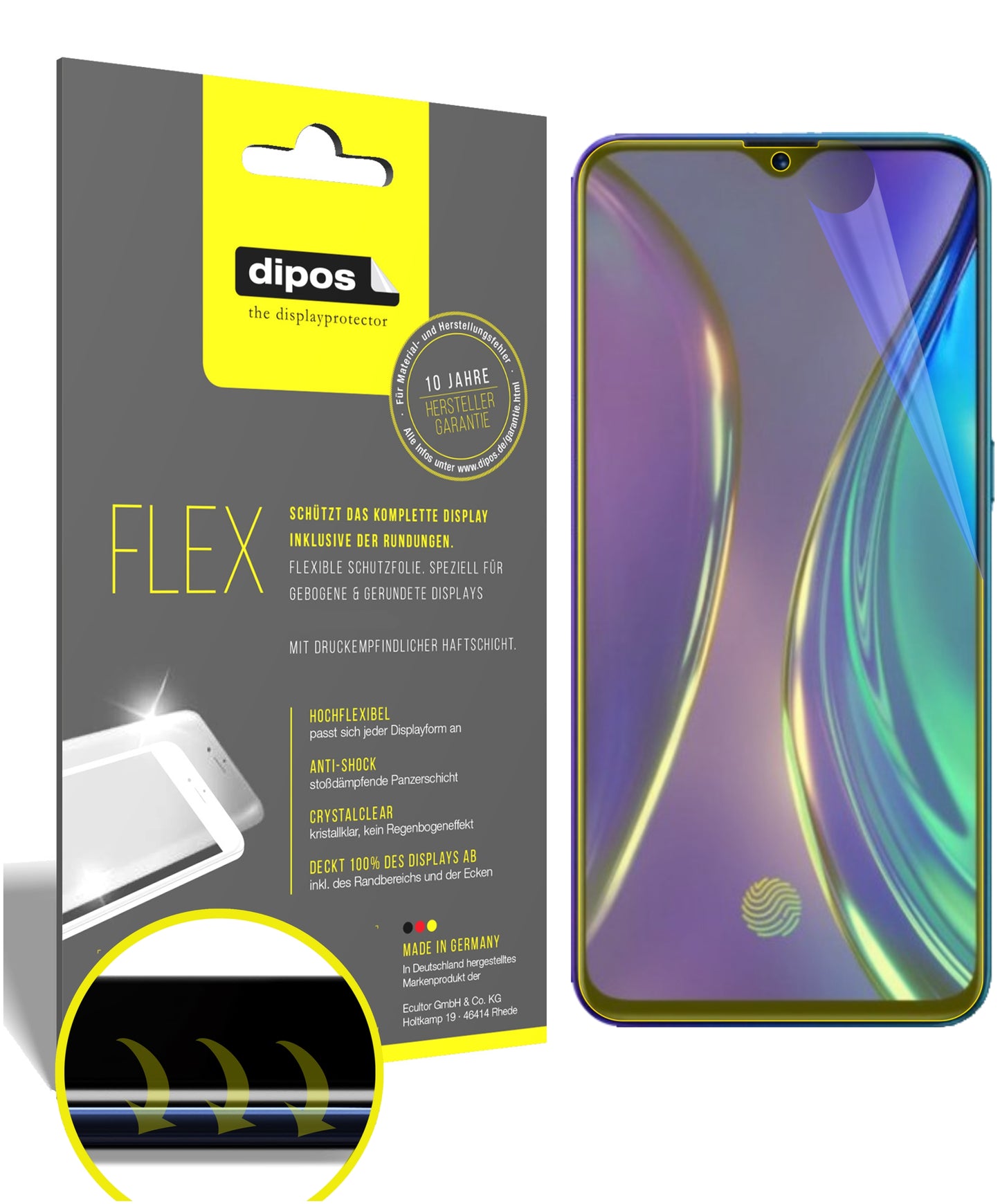 3D Full Cover Displayschutzfolie: Case-freundlicher Schutz mit perfekter Passform für dein Display.