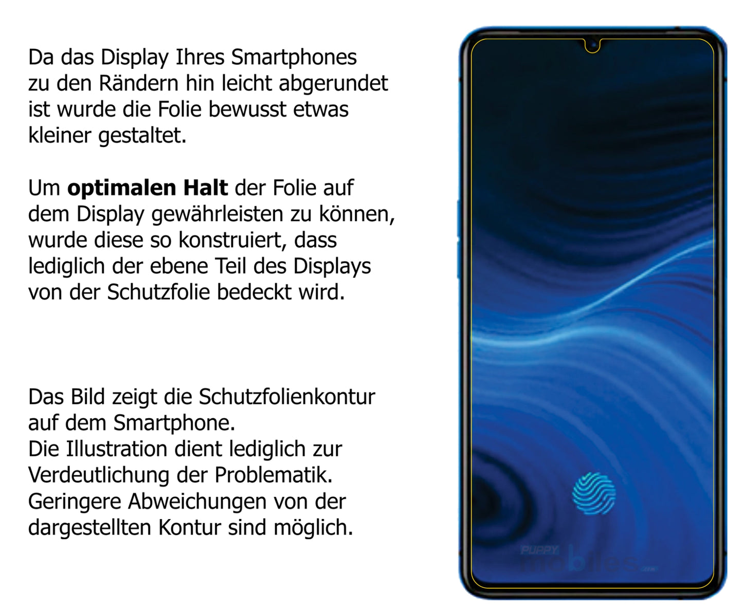 5x Schutzfolie klar für Oppo Realme X2 Pro Display-Schutzfolie