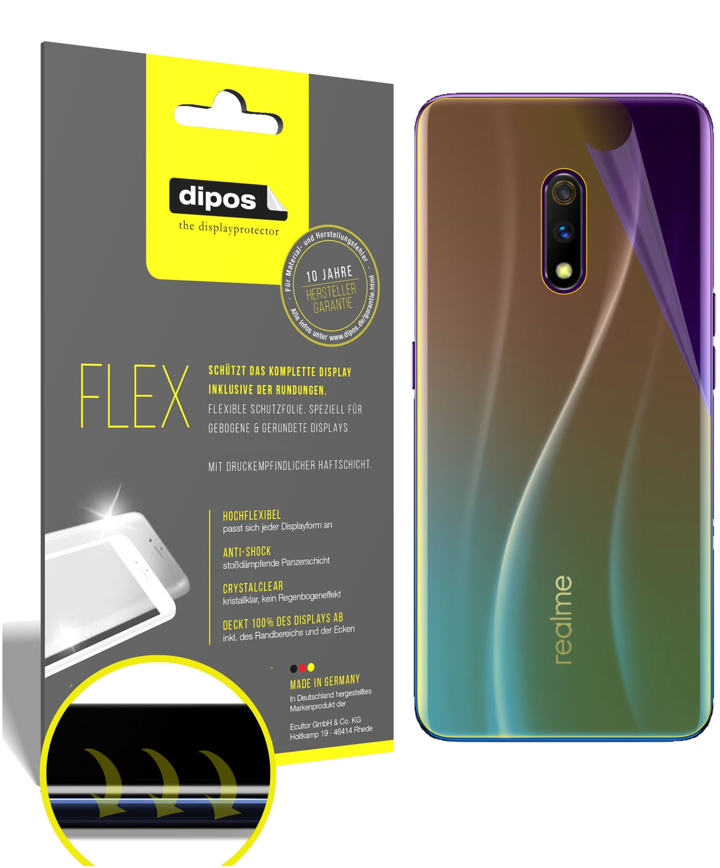 3D Full Cover Displayschutzfolie: Case-freundlicher Schutz mit perfekter Passform für dein Display.