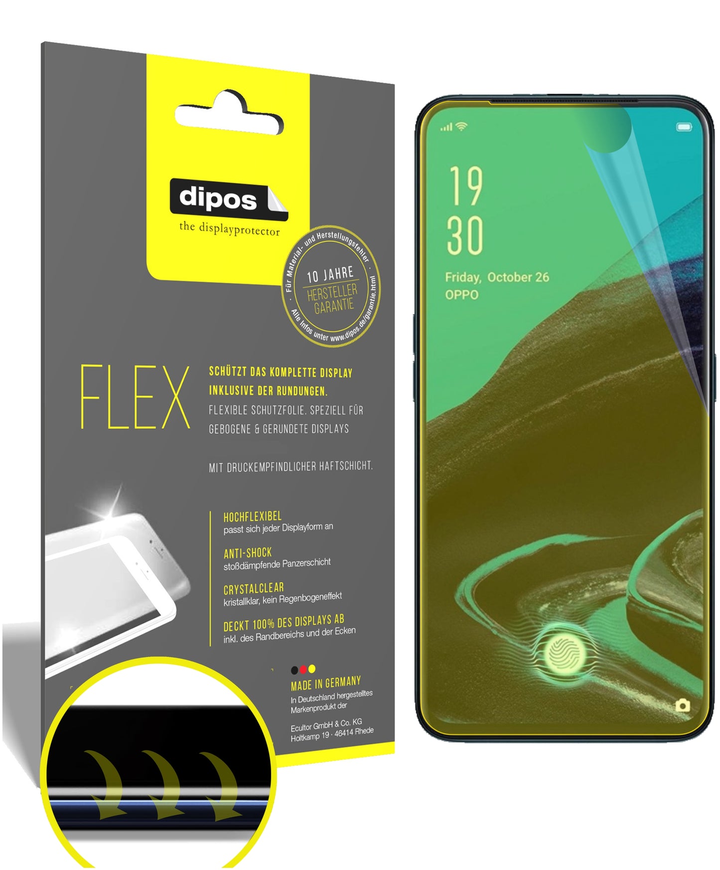 3D Full Cover Displayschutzfolie: Case-freundlicher Schutz mit perfekter Passform für dein Display.