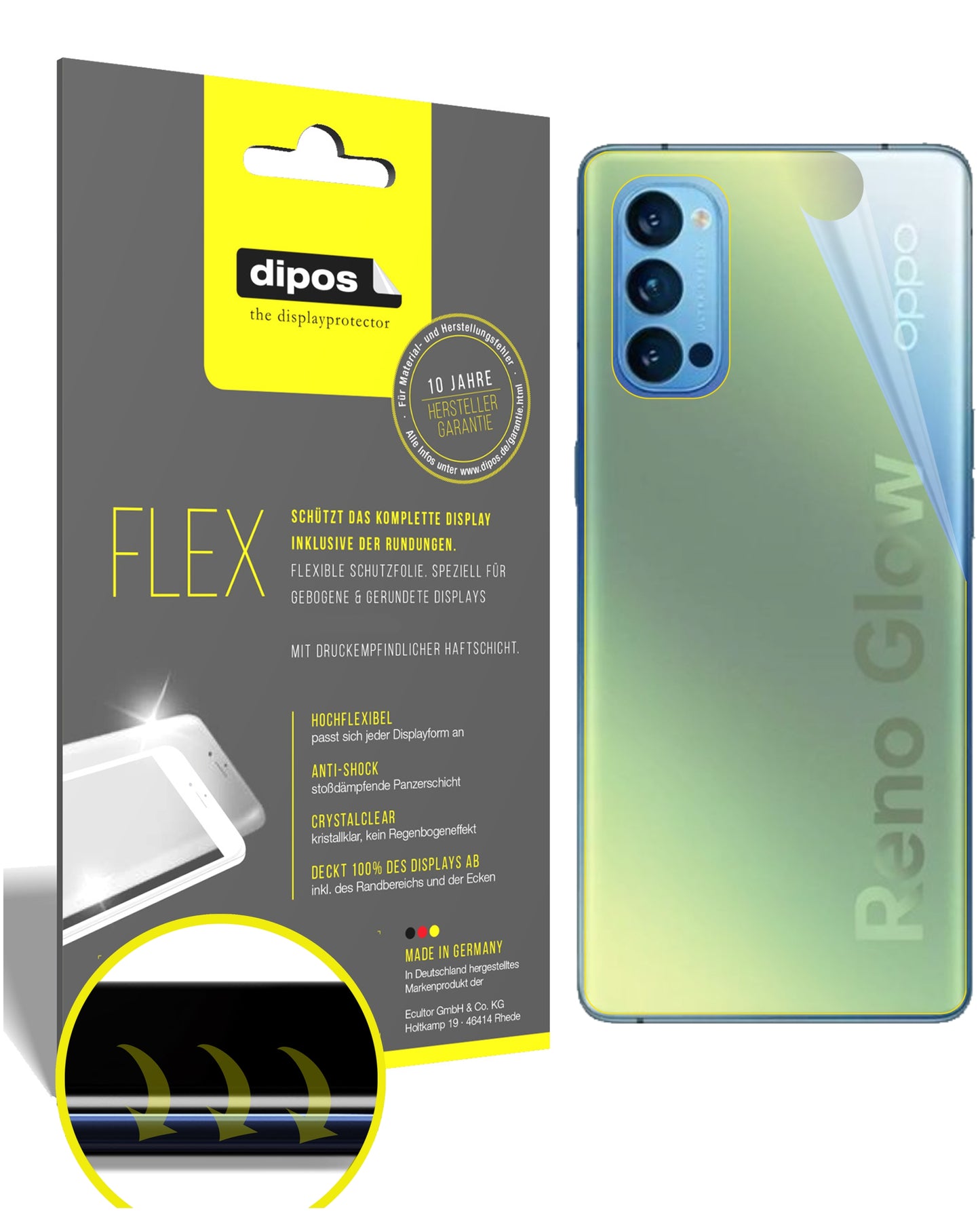 3D Full Cover Displayschutzfolie: Case-freundlicher Schutz mit perfekter Passform für dein Display.