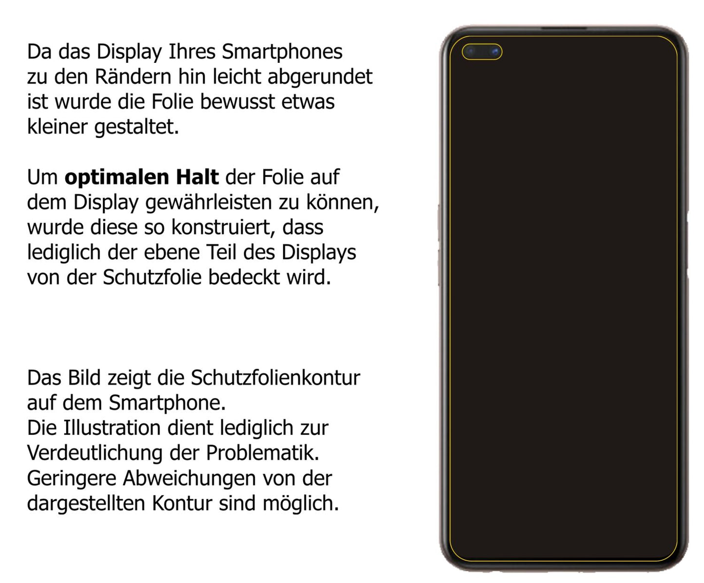 5x Schutzfolie matt für Oppo Reno4 SE Display-Schutzfolie