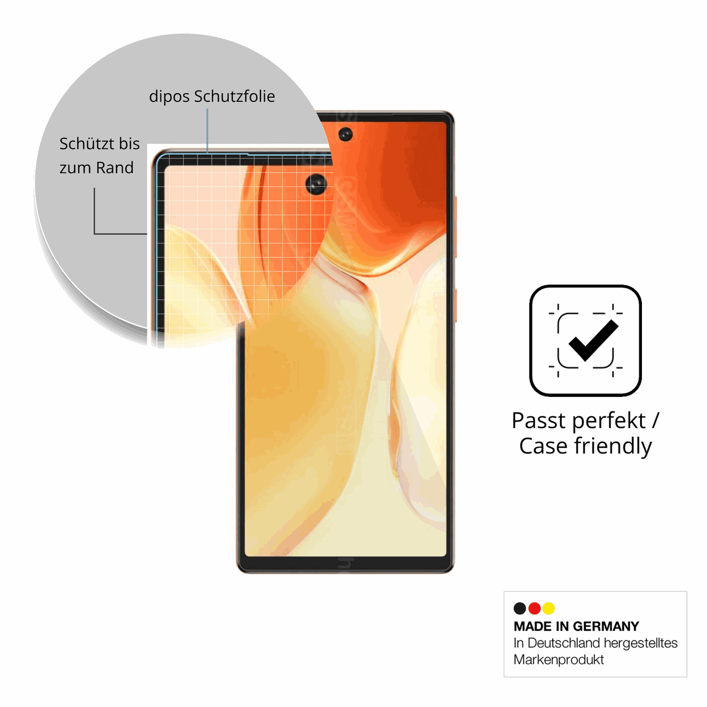 2x 9H Schutzfolie für Oukitel C66 Panzerfolie
