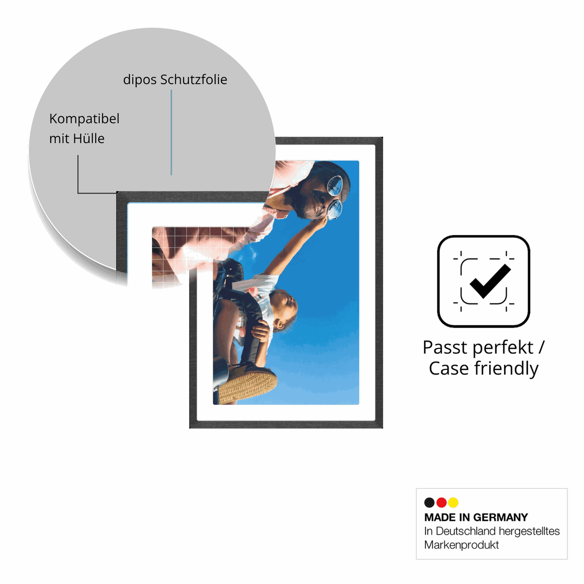 2x Schutzfolie matt für pexar 11 Zoll Digitaler Bilderrahmen Display-Schutzfolie