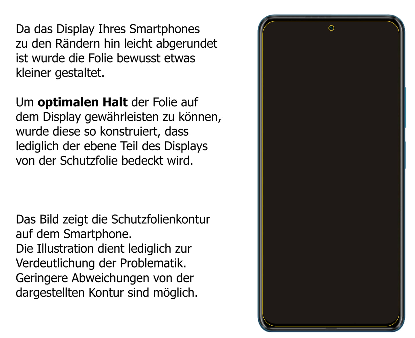 2x Schutzfolie matt für Poco F3 Display-Schutzfolie