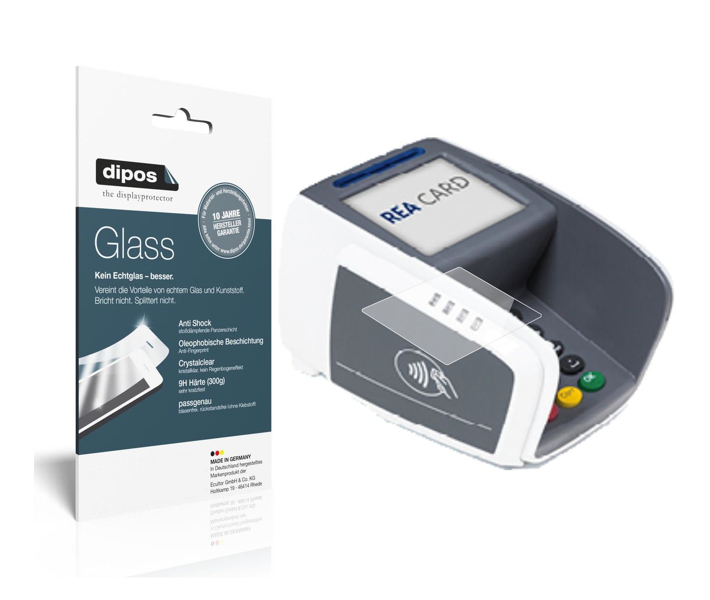 Perfekte Passform und ultimative Qualität: Unser 9H Panzerglas bietet Schutz für REA CARD-T7 pro touch