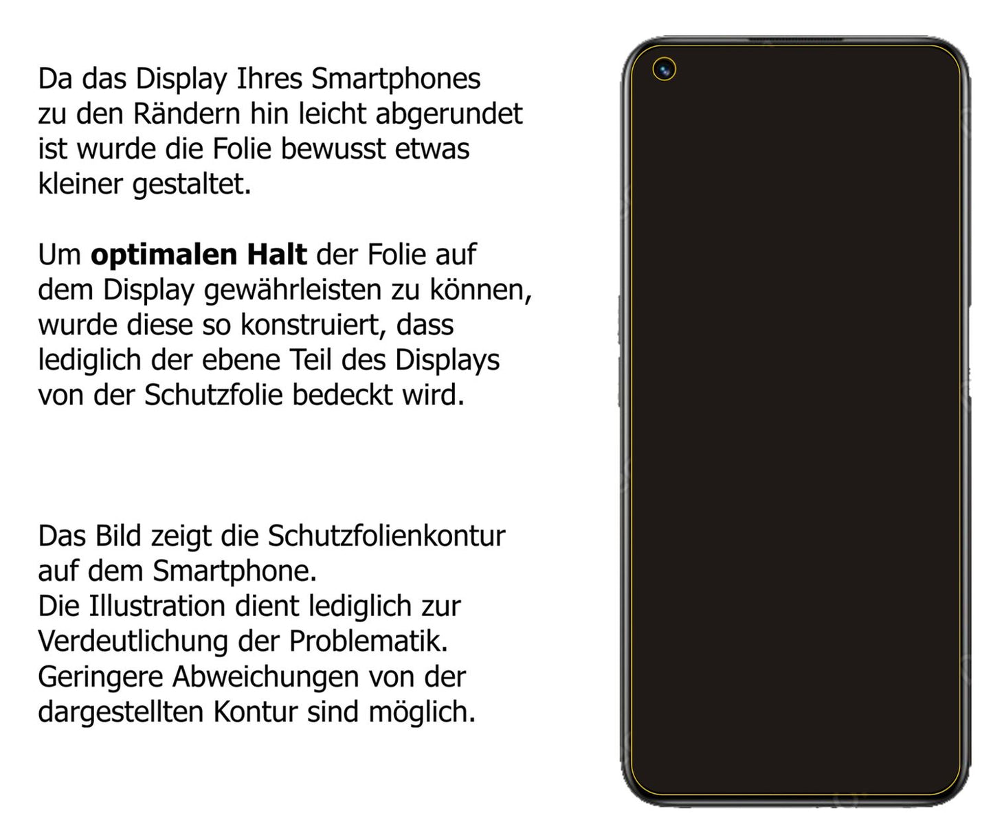 5x Schutzfolie matt für Realme 8i Display-Schutzfolie